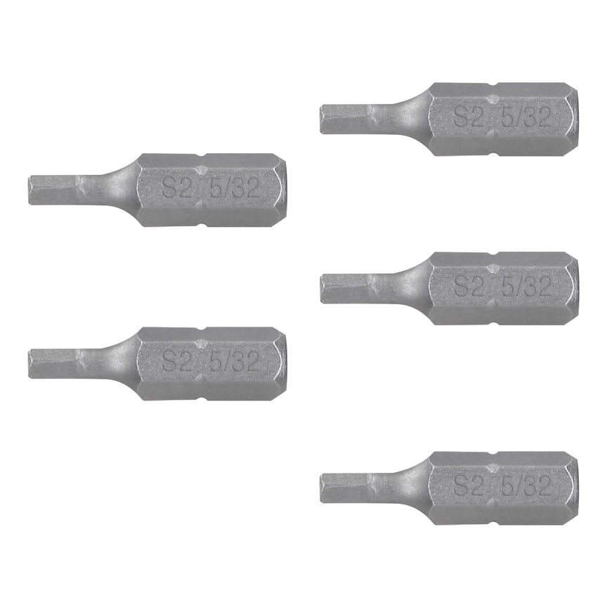 Estuche con 5 puntas hexagonales de 3/32mm largo 1", EXPERT