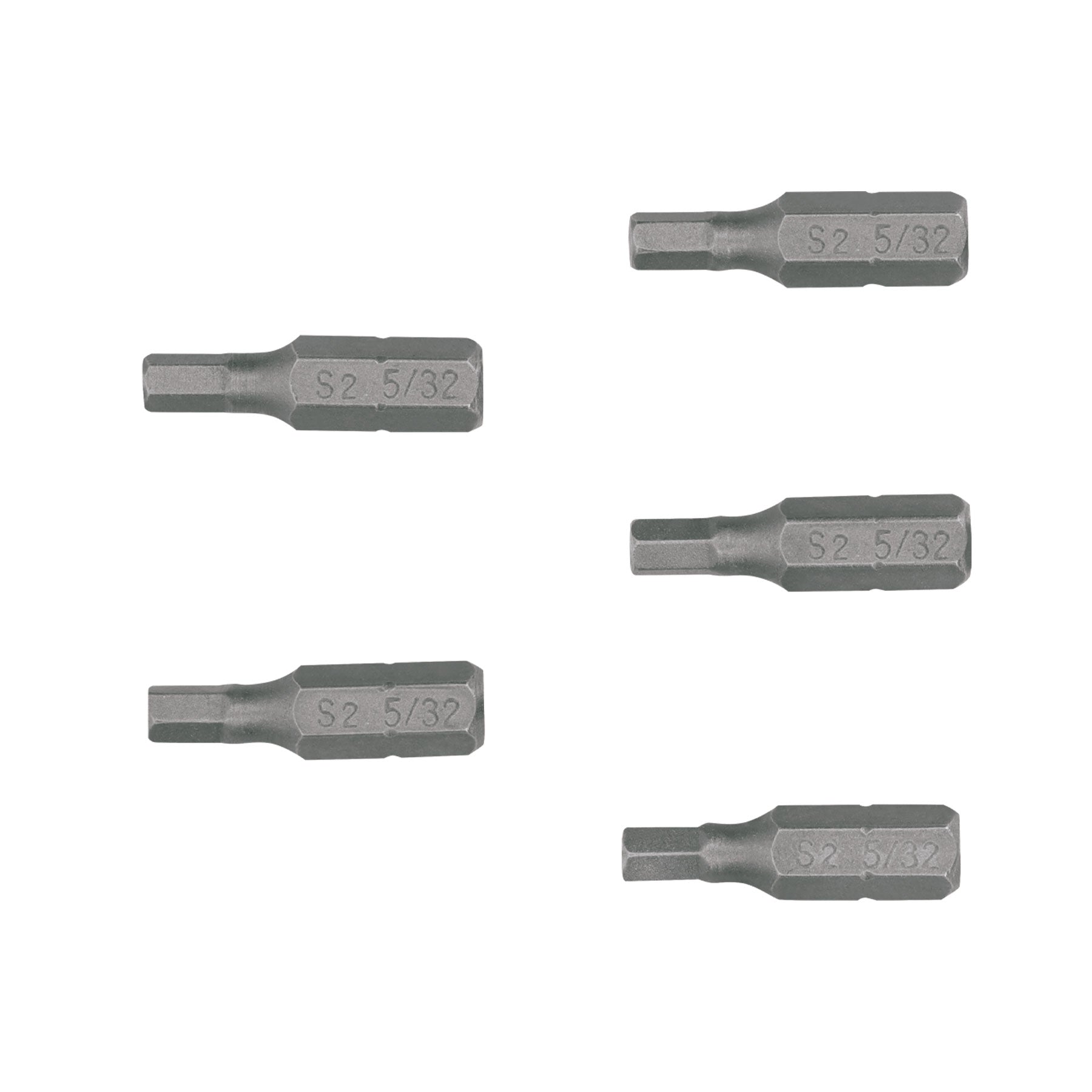Estuche con 5 puntas hexagonales de 5/32mm largo 1", EXPERT