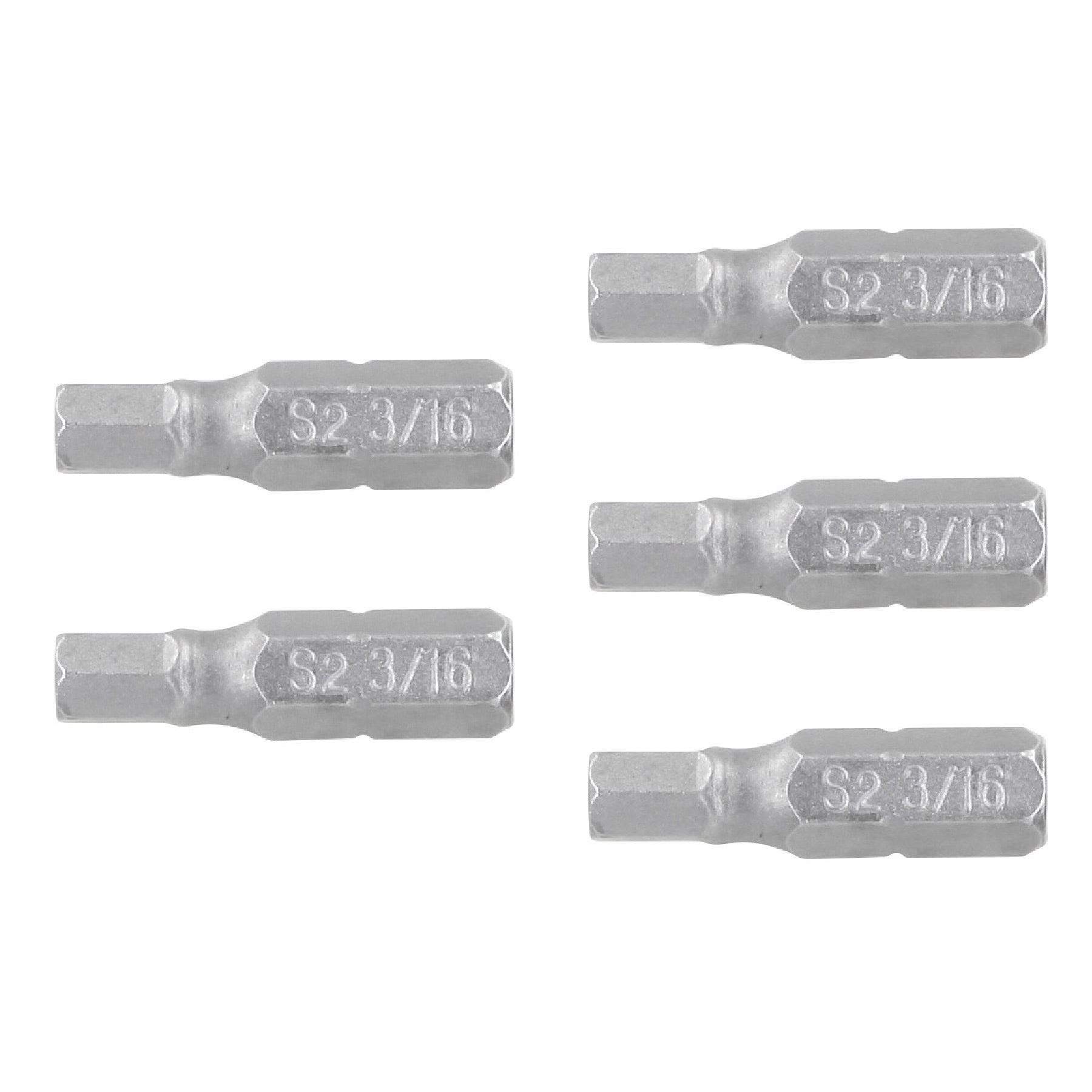 Estuche con 5 puntas hexagonales de 3/16mm largo 1", EXPERT