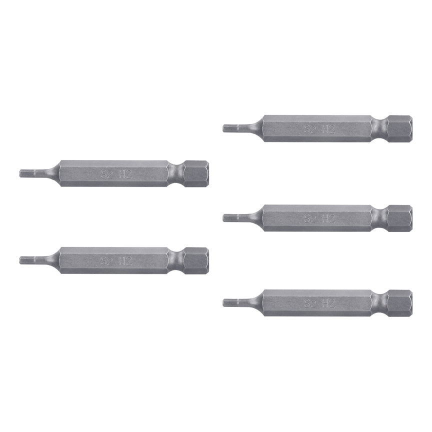 Estuche con 5 puntas hexagonales de 2 mm largo 2", EXPERT
