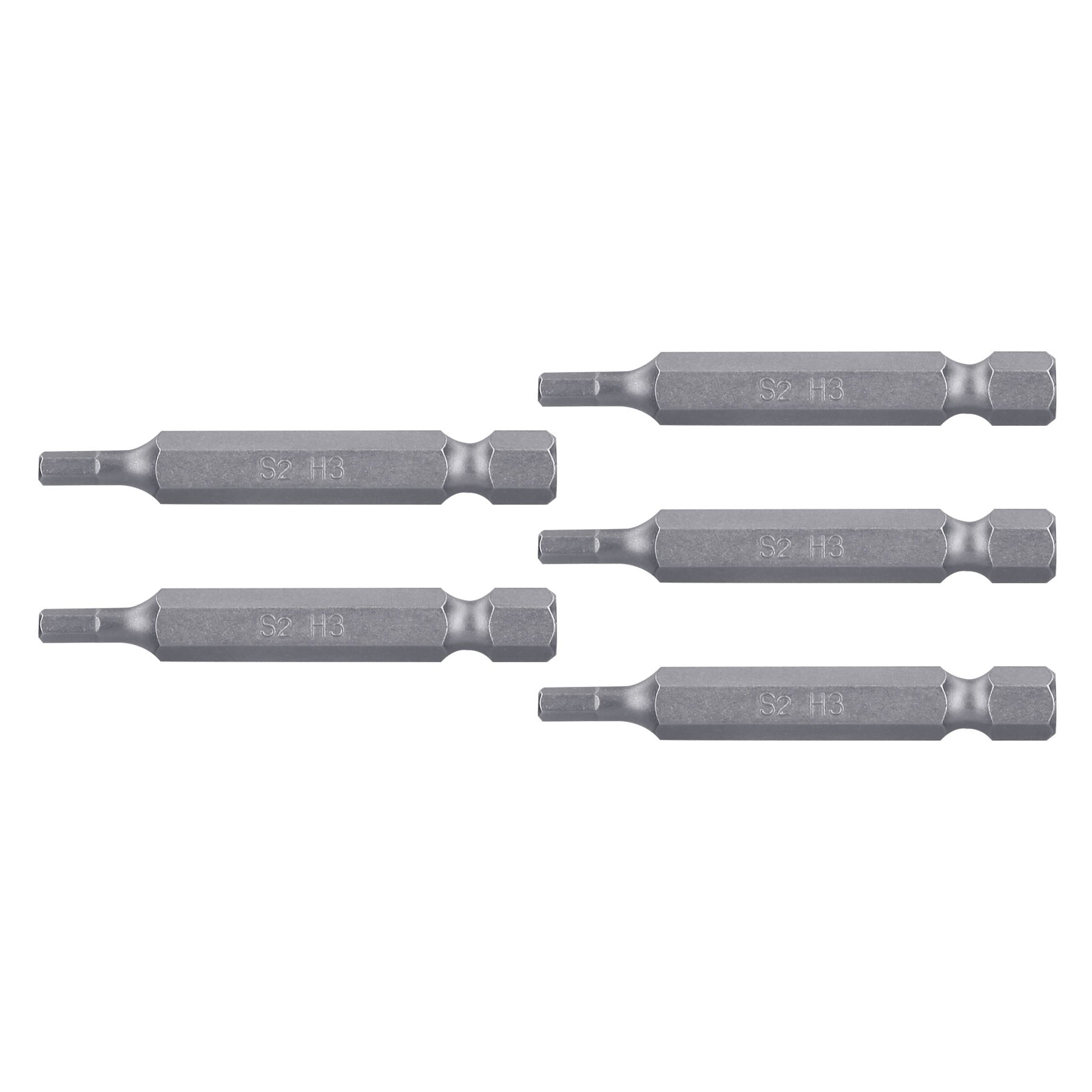 Estuche con 5 puntas hexagonales de 3 mm largo 2", EXPERT