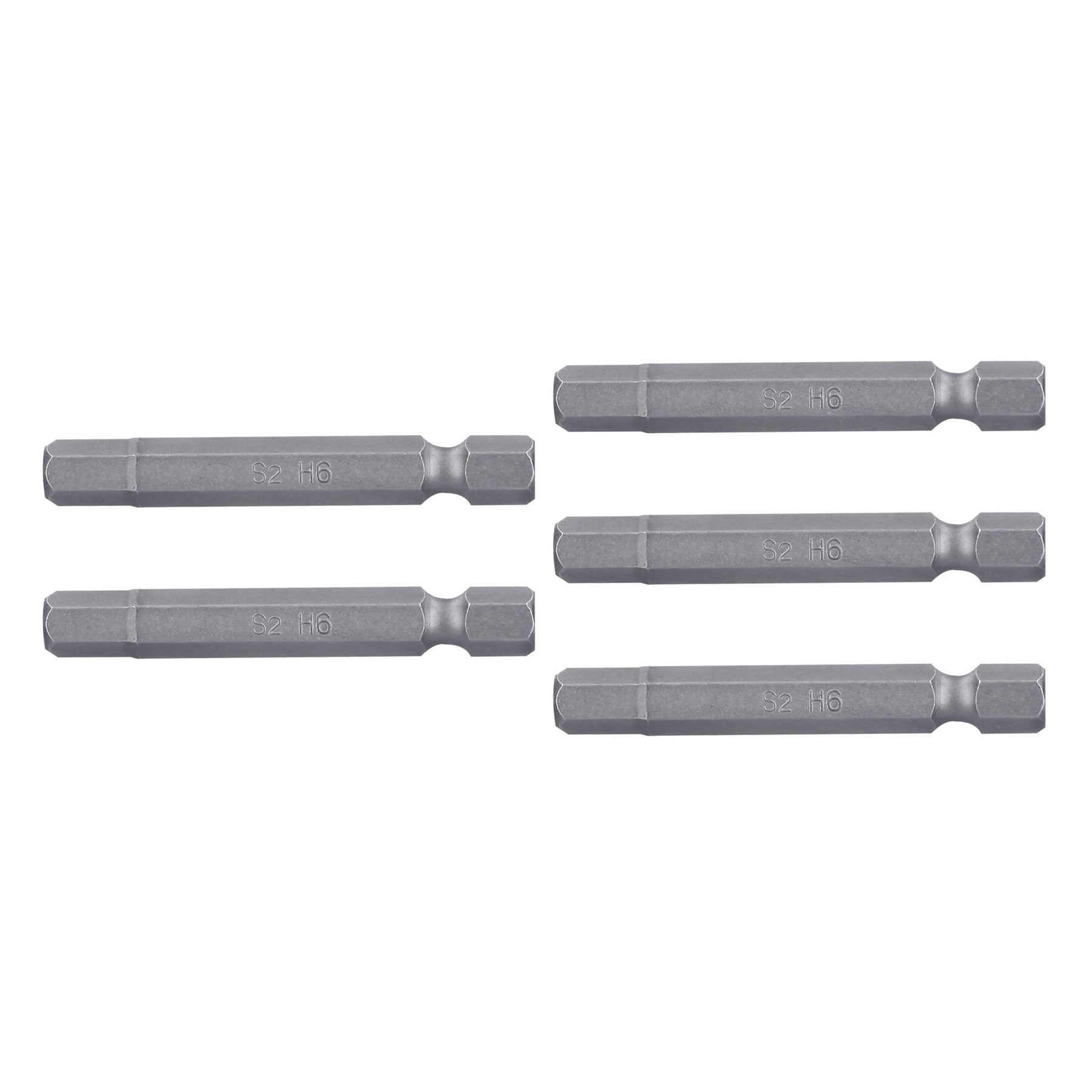 Estuche con 5 puntas hexagonales de 6 mm largo 2", EXPERT