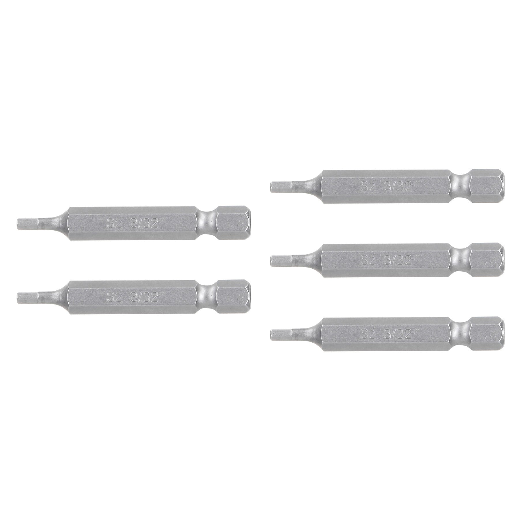Estuche con 5 puntas hexagonales de 3/32mm largo 2", EXPERT