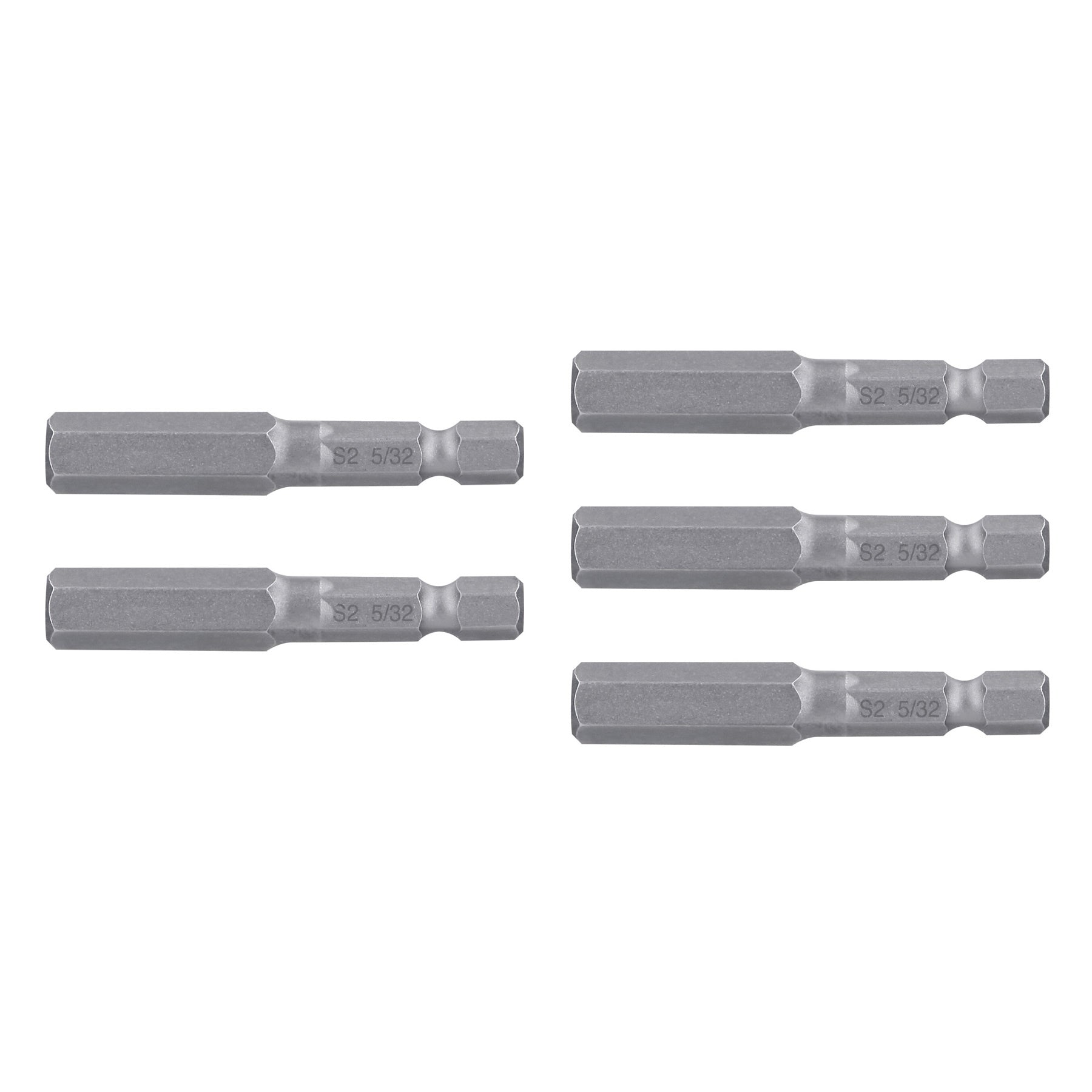 Estuche con 5 puntas hexagonales de 5/32mm largo 2", EXPERT