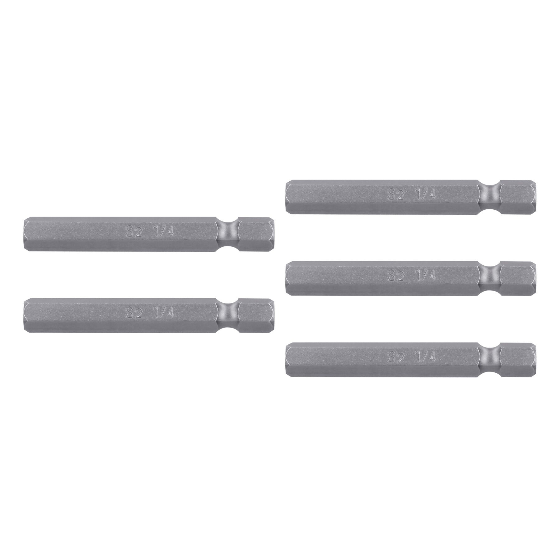 Estuche con 5 puntas hexagonales de 1/4mm largo 2", EXPERT