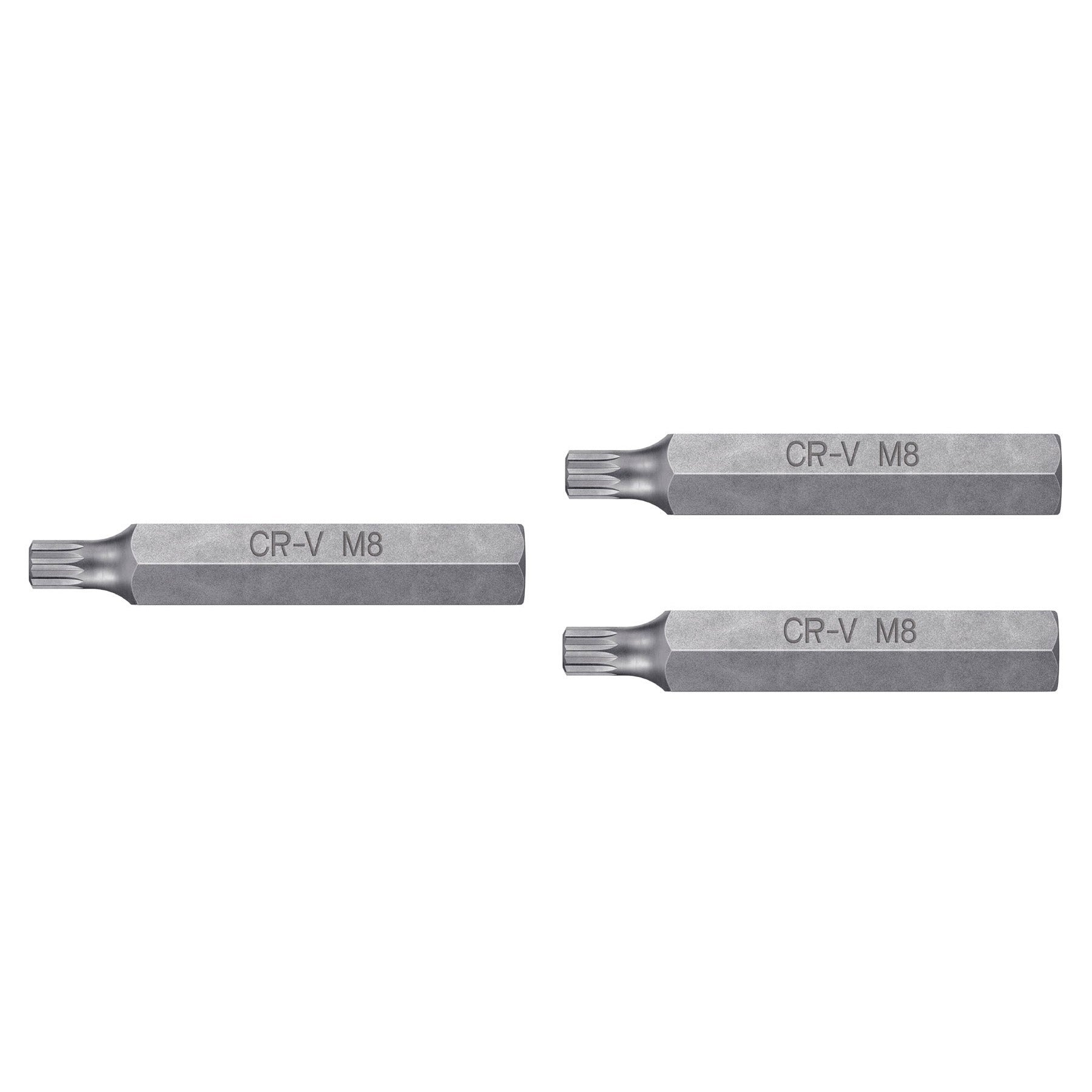 Estuche con 3 puntas bristol M8 largo 3", TRUPER EXPERT