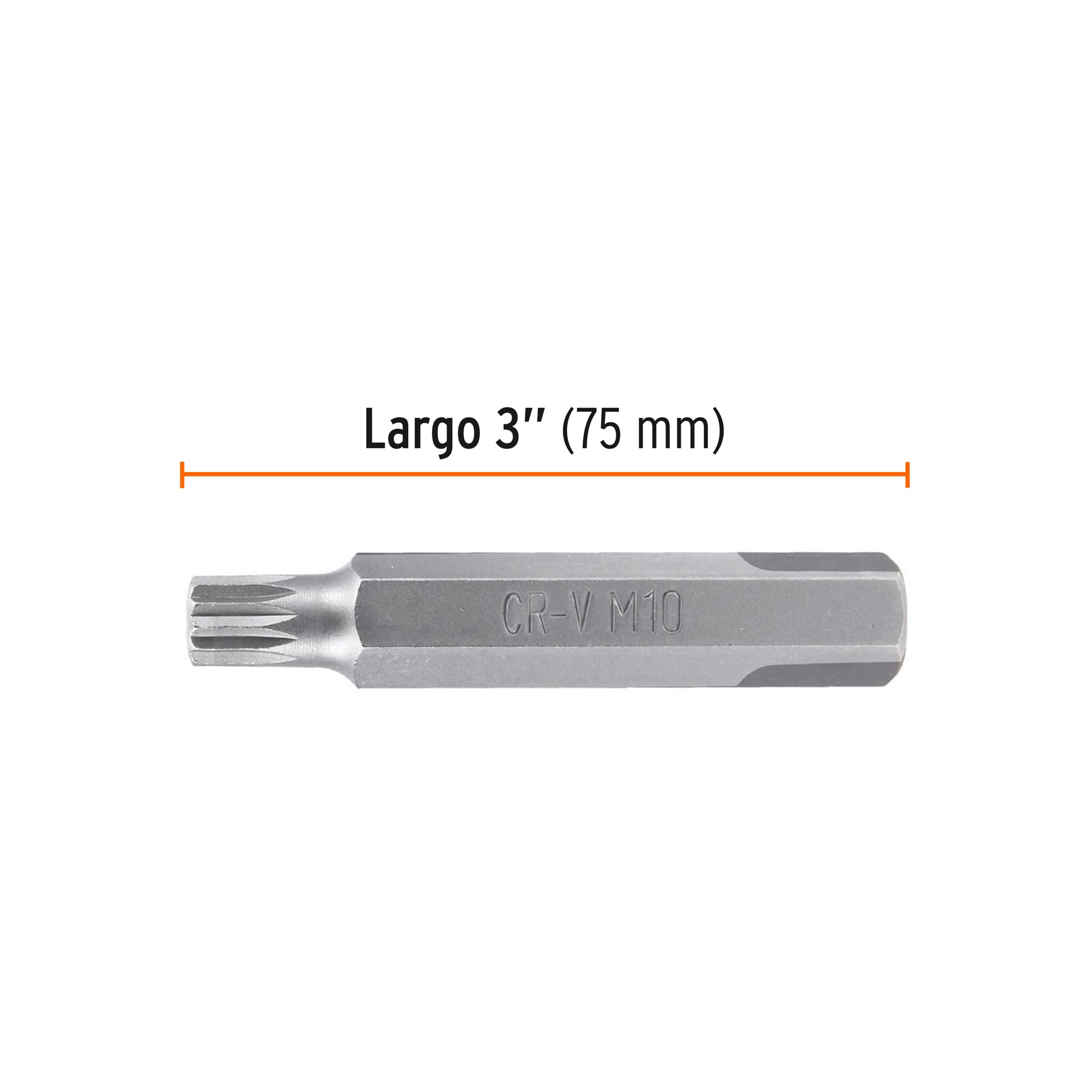 Estuche con 3 puntas bristol M10 largo 3", TRUPER EXPERT