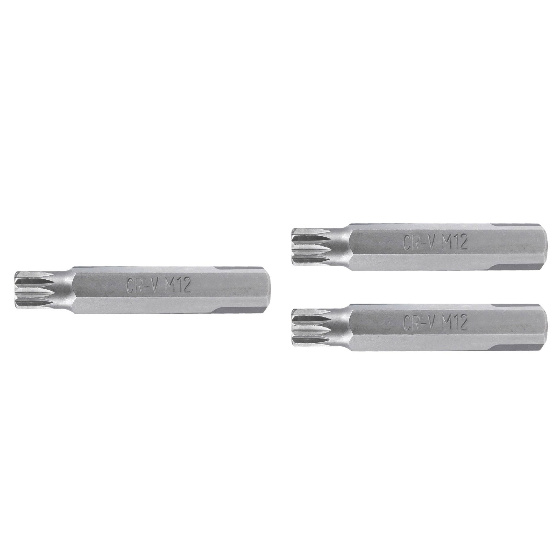Estuche con 3 puntas bristol M12 largo 3", TRUPER EXPERT