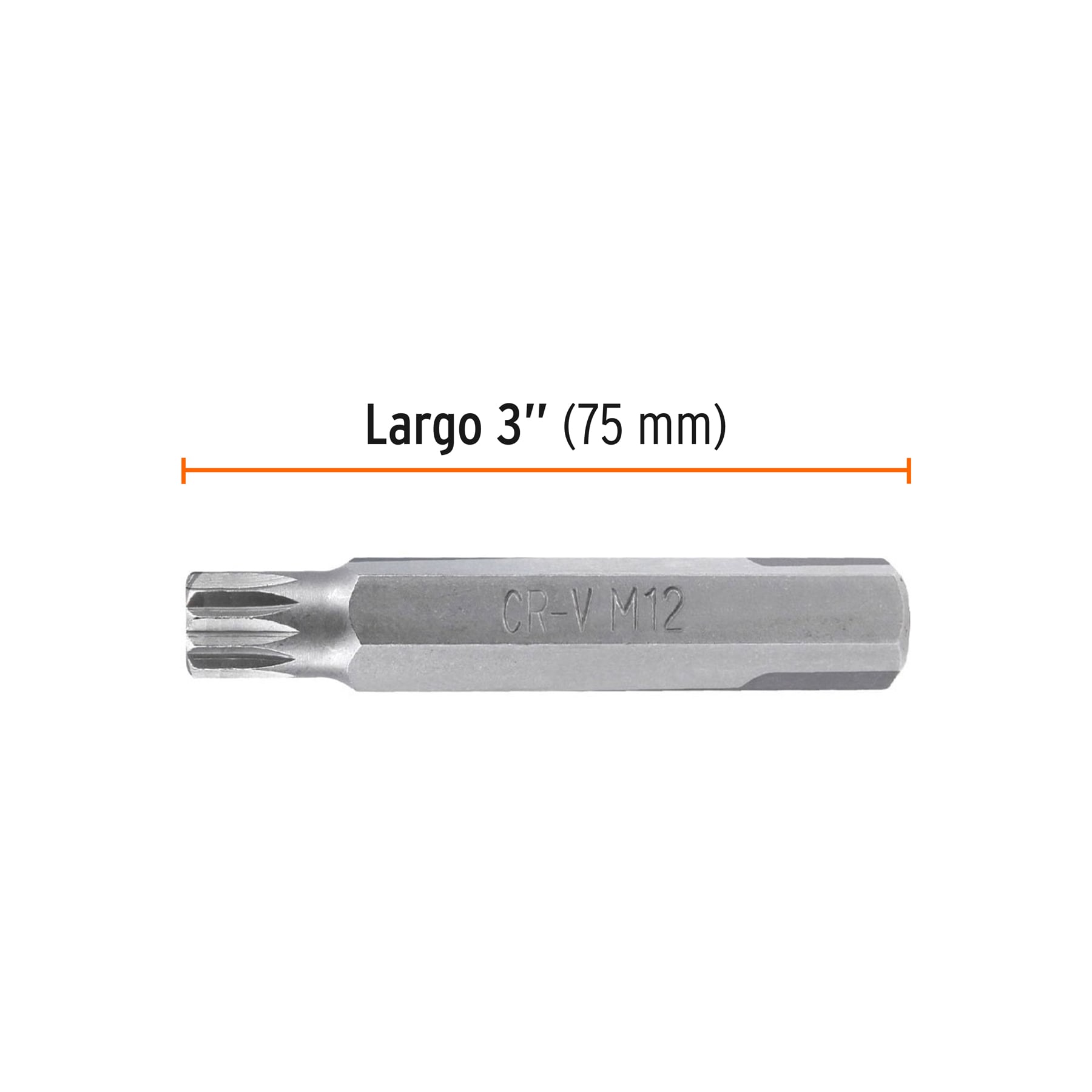 Estuche con 3 puntas bristol M12 largo 3", TRUPER EXPERT