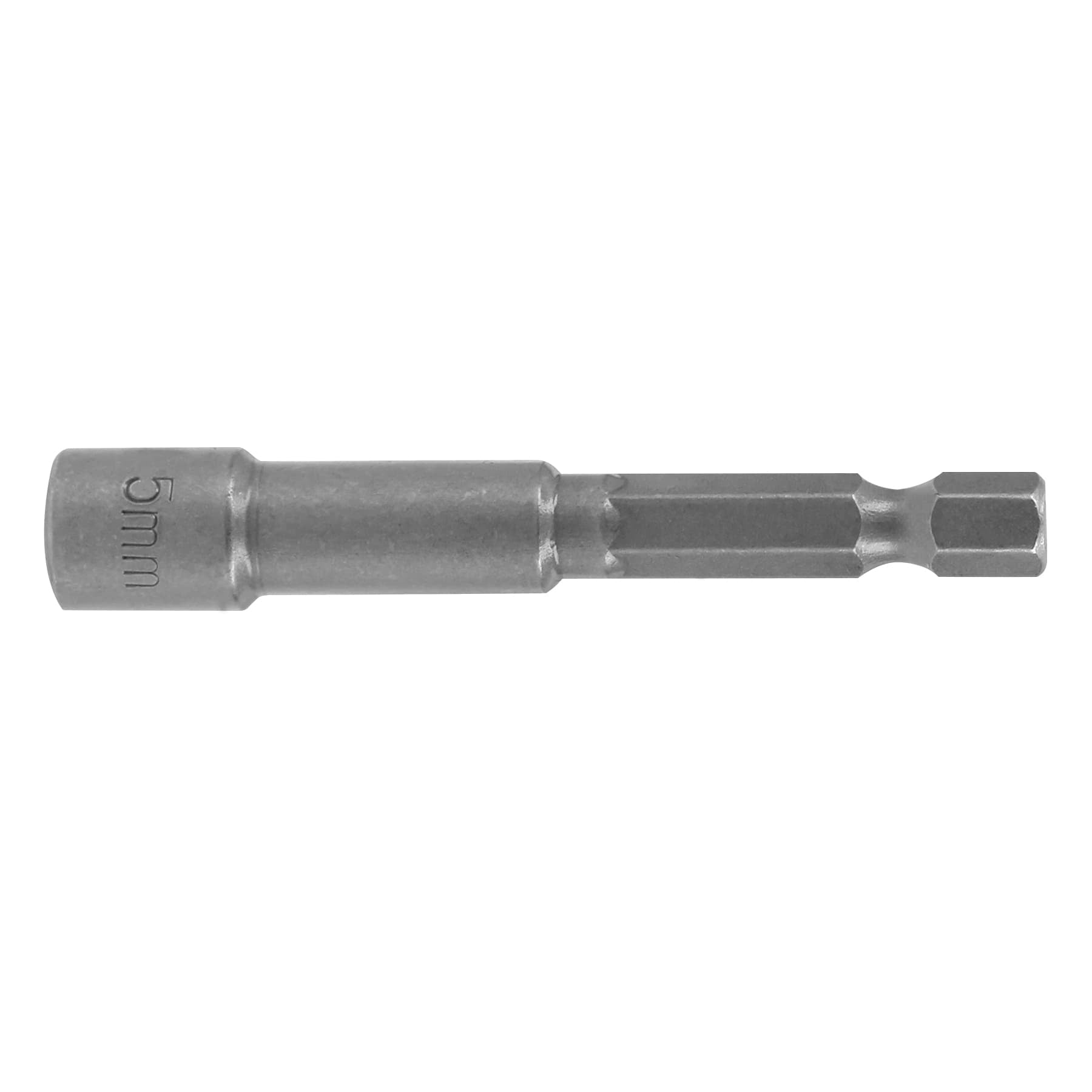 Estuche con 5 dados magnéticos de 5 mm largo 2-1/2", EXPERT