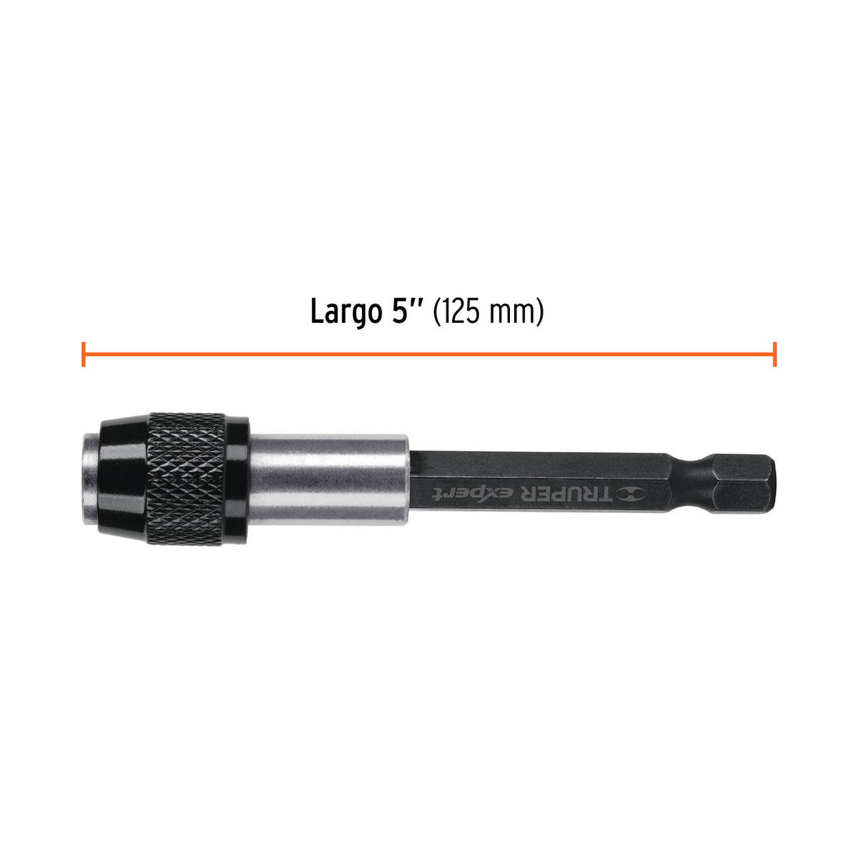 Extensión magnética 5", para puntas, cambio rápido, EXPERT