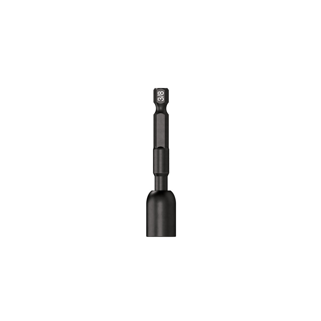 Estuche con 4 dados magnéticos de impacto 3/8" largo 2-1/2"