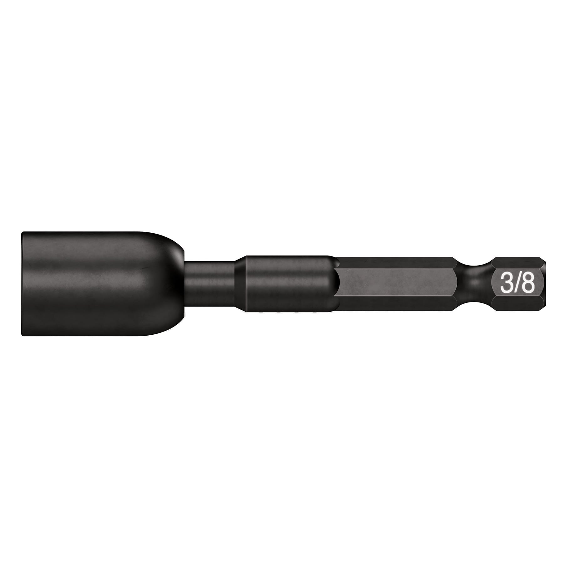 Estuche con 4 dados magnéticos de impacto 3/8" largo 2-1/2"