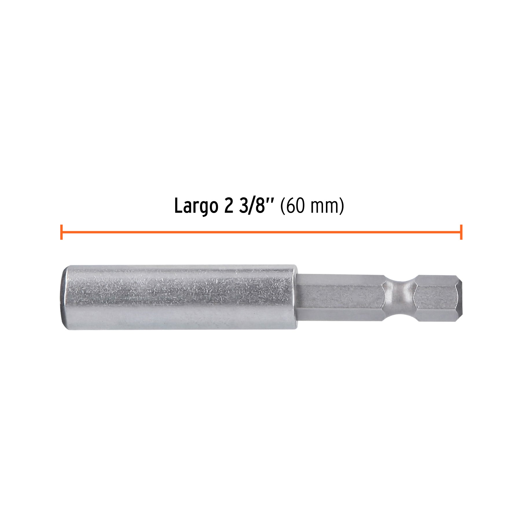 Estuche con 5 extensiones de 60 mm, magnéticas, EXPERT