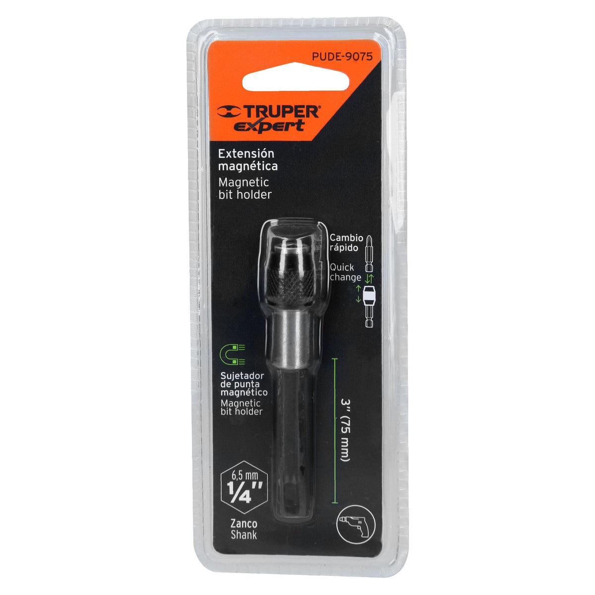 Extensión magnética 3', para puntas, cambio rápido, EXPERT
