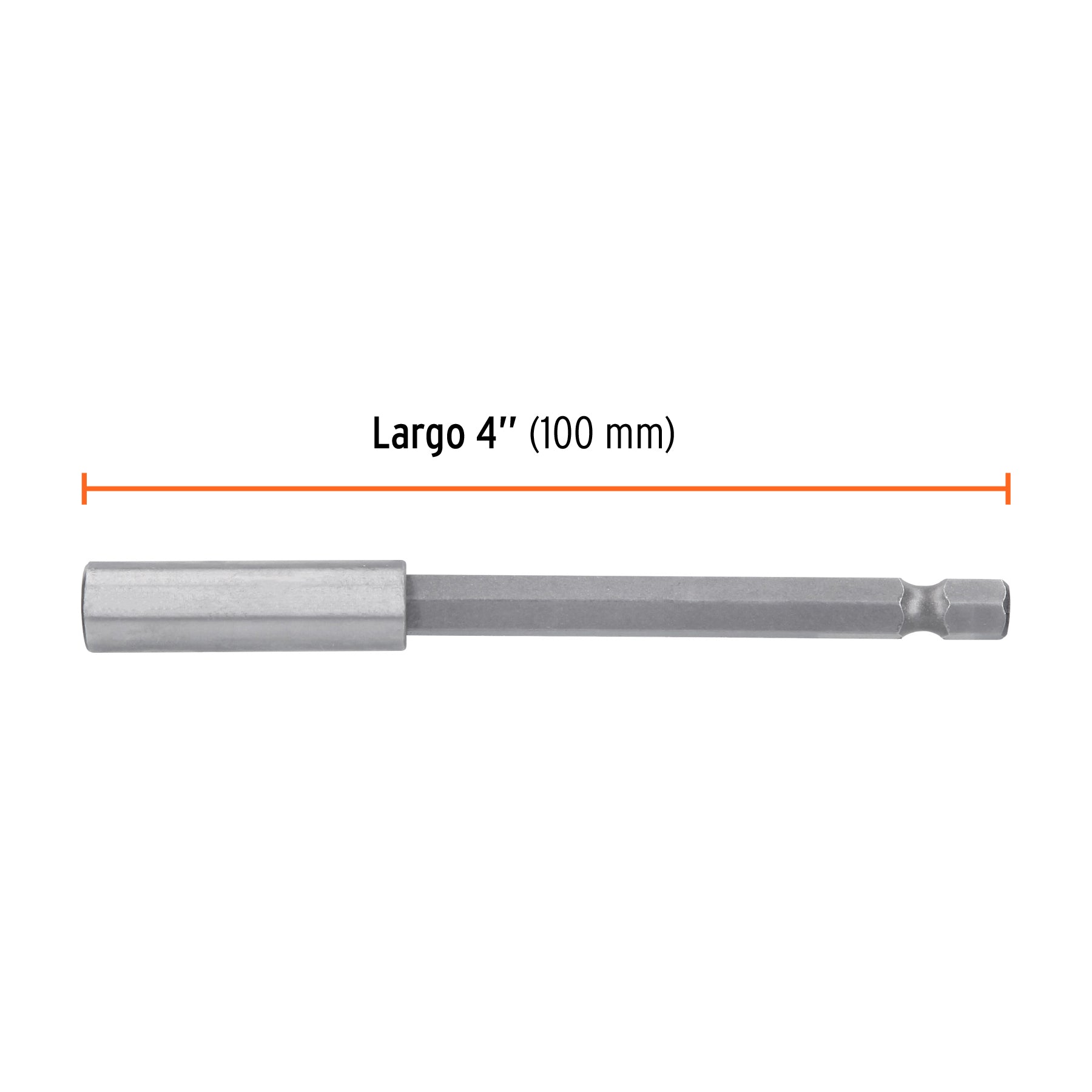 Estuche con 5 extensiones de 100 mm, magnéticas, EXPERT
