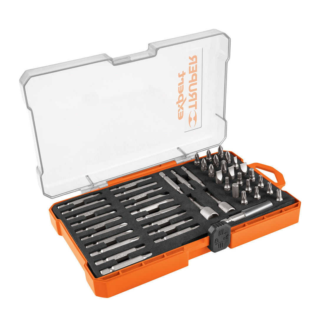 Juego de 47 puntas mixtas largos 1" y 2" en estuche, EXPERT