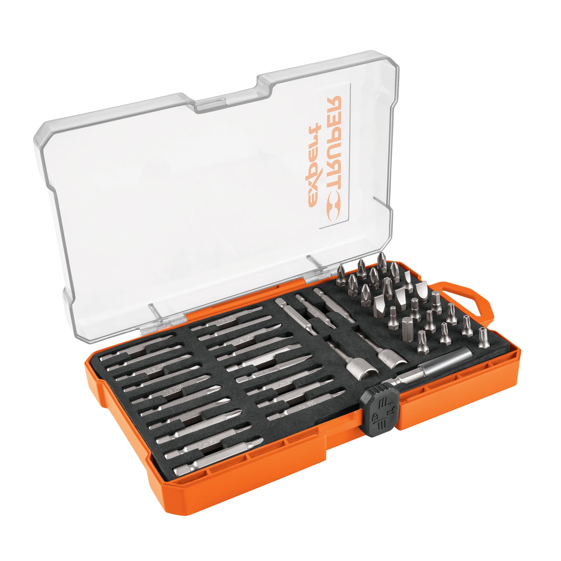 Juego de 47 puntas mixtas largos 1" y 2" en estuche, EXPERT