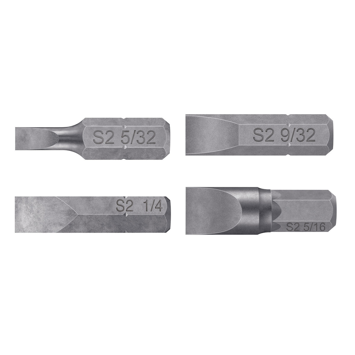 Estuche con 6 puntas planas combinadas largo 1", EXPERT