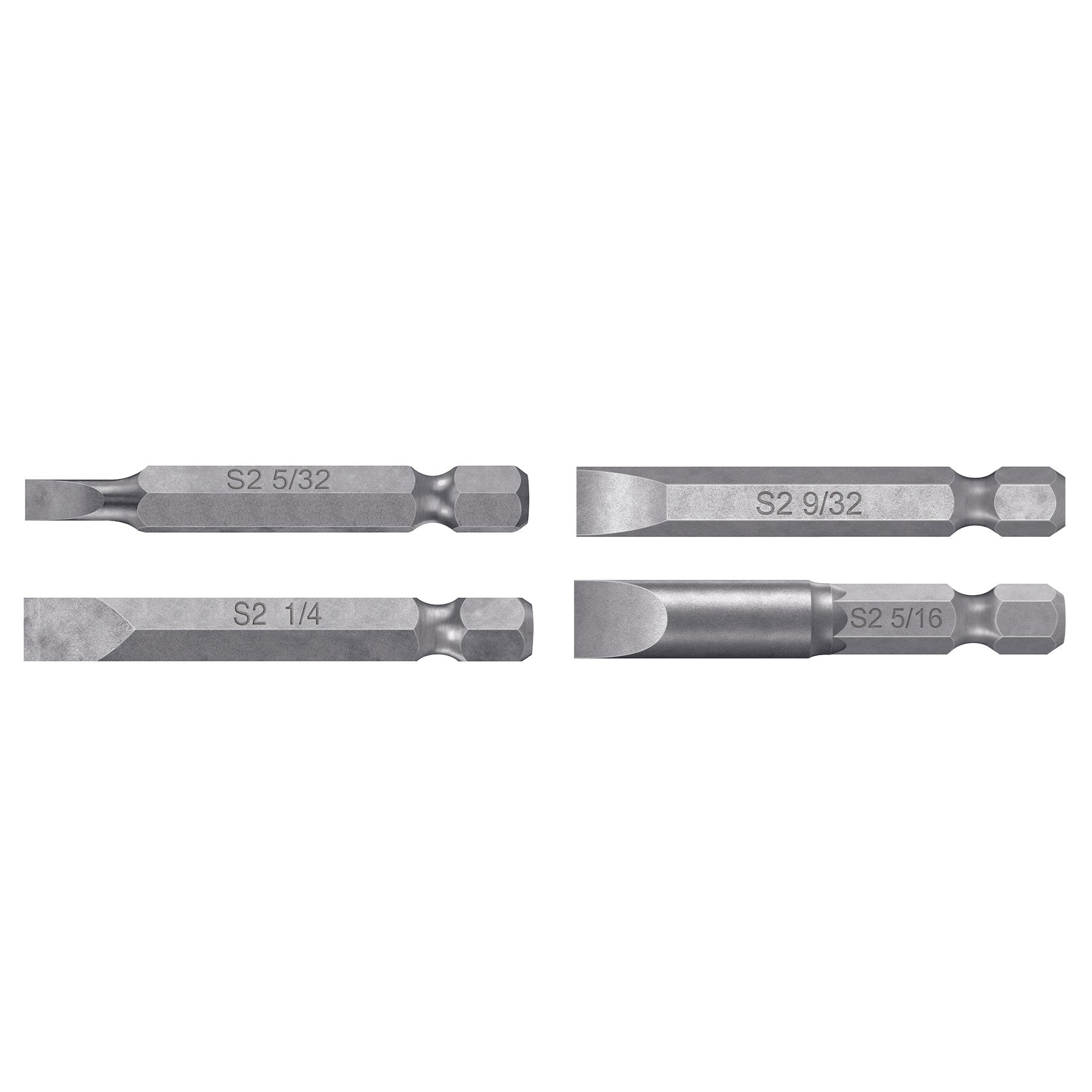 Estuche con 6 puntas planas combinadas largo 2", EXPERT
