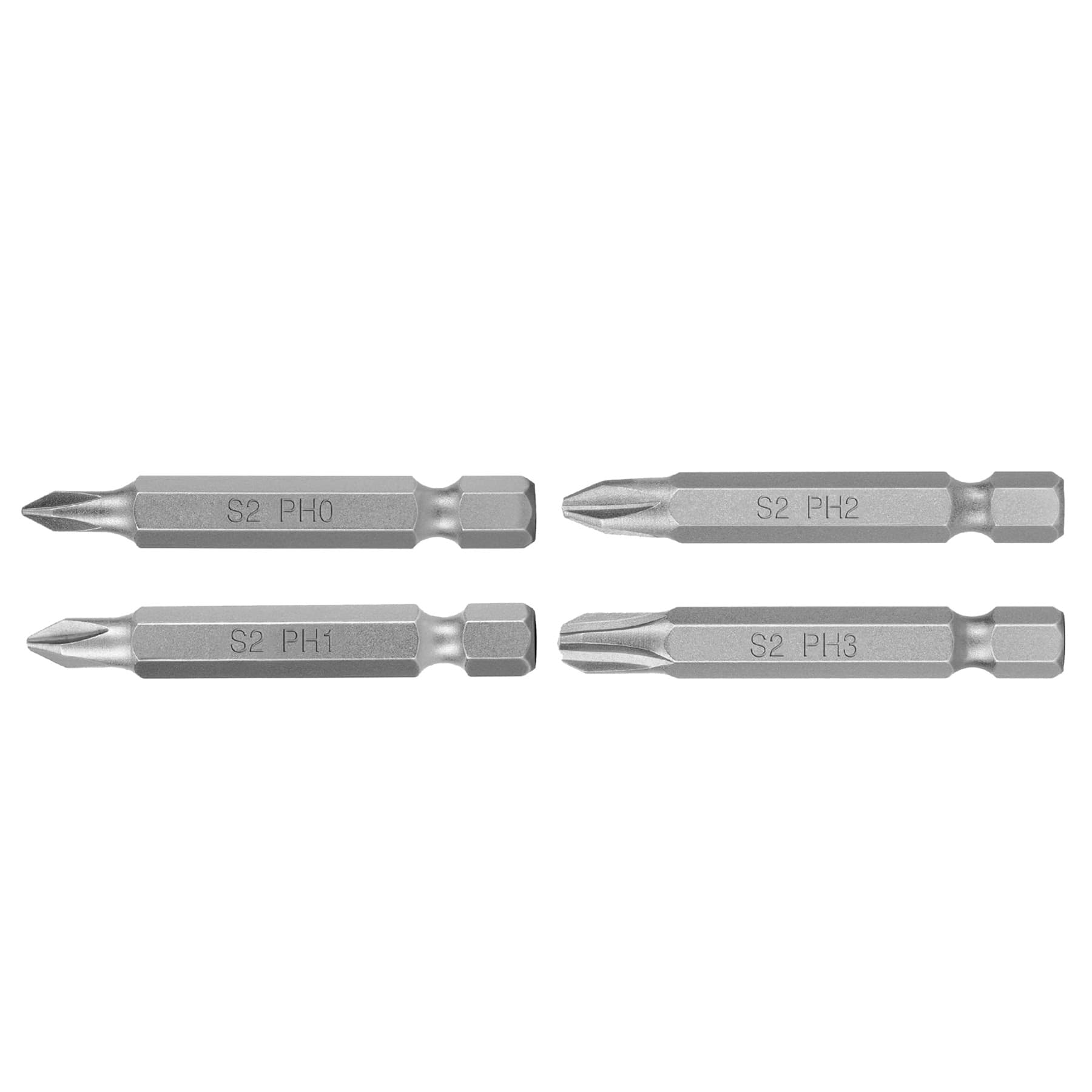 Estuche con 7 puntas de cruz combinadas largo 2", EXPERT