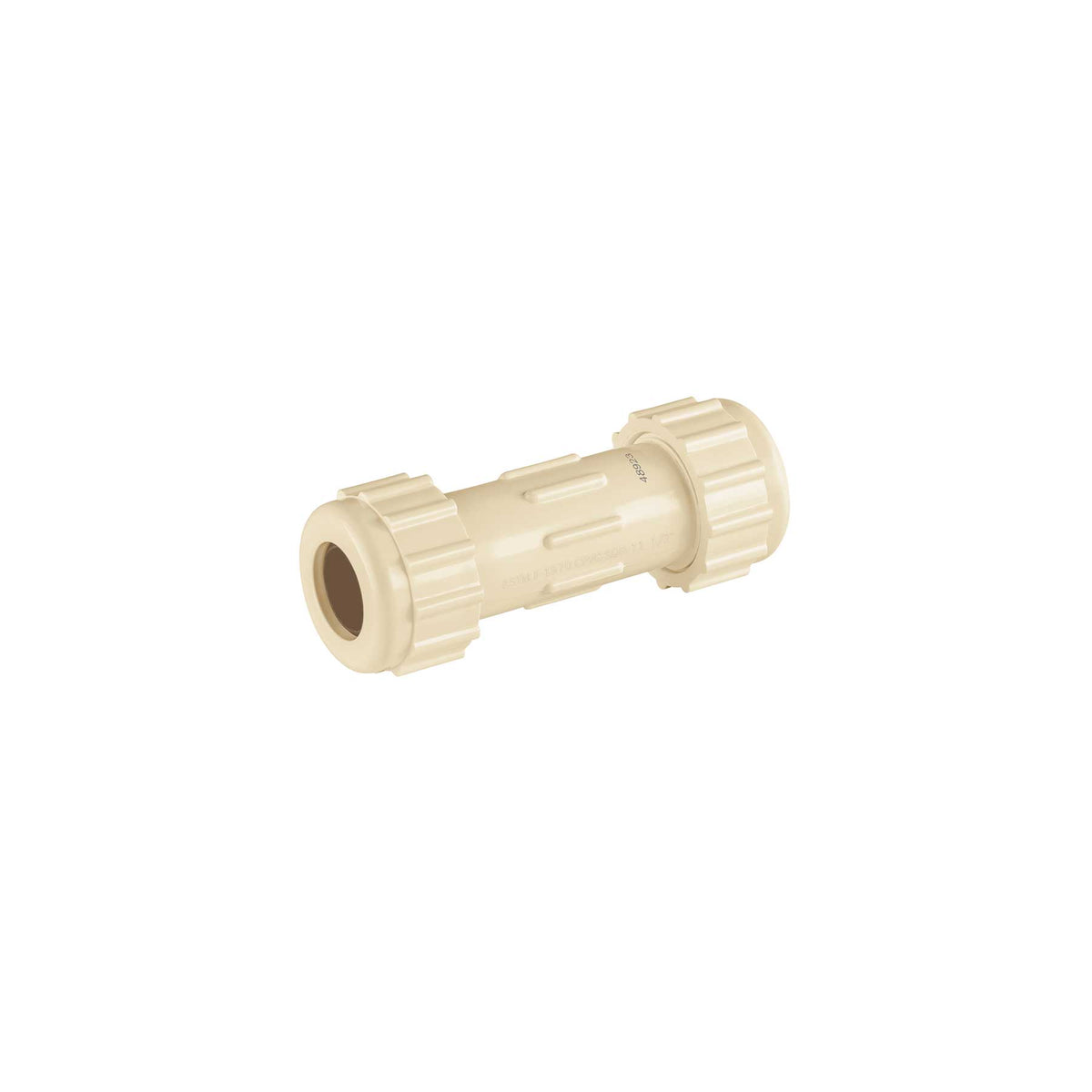 Cople de compresión PVC de 1/2", FOSET