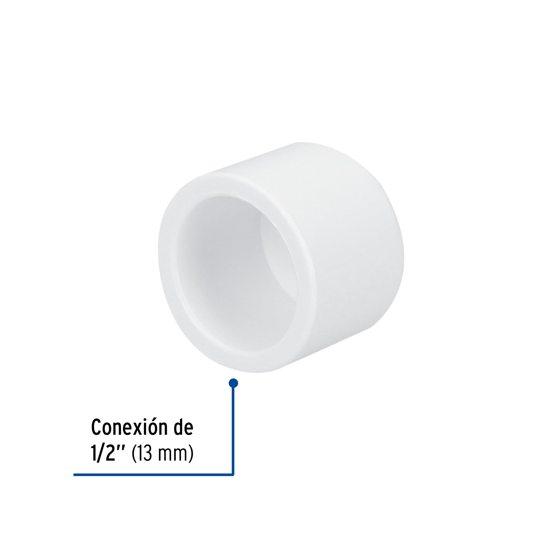 Tapón de PVC 1/2", FOSET