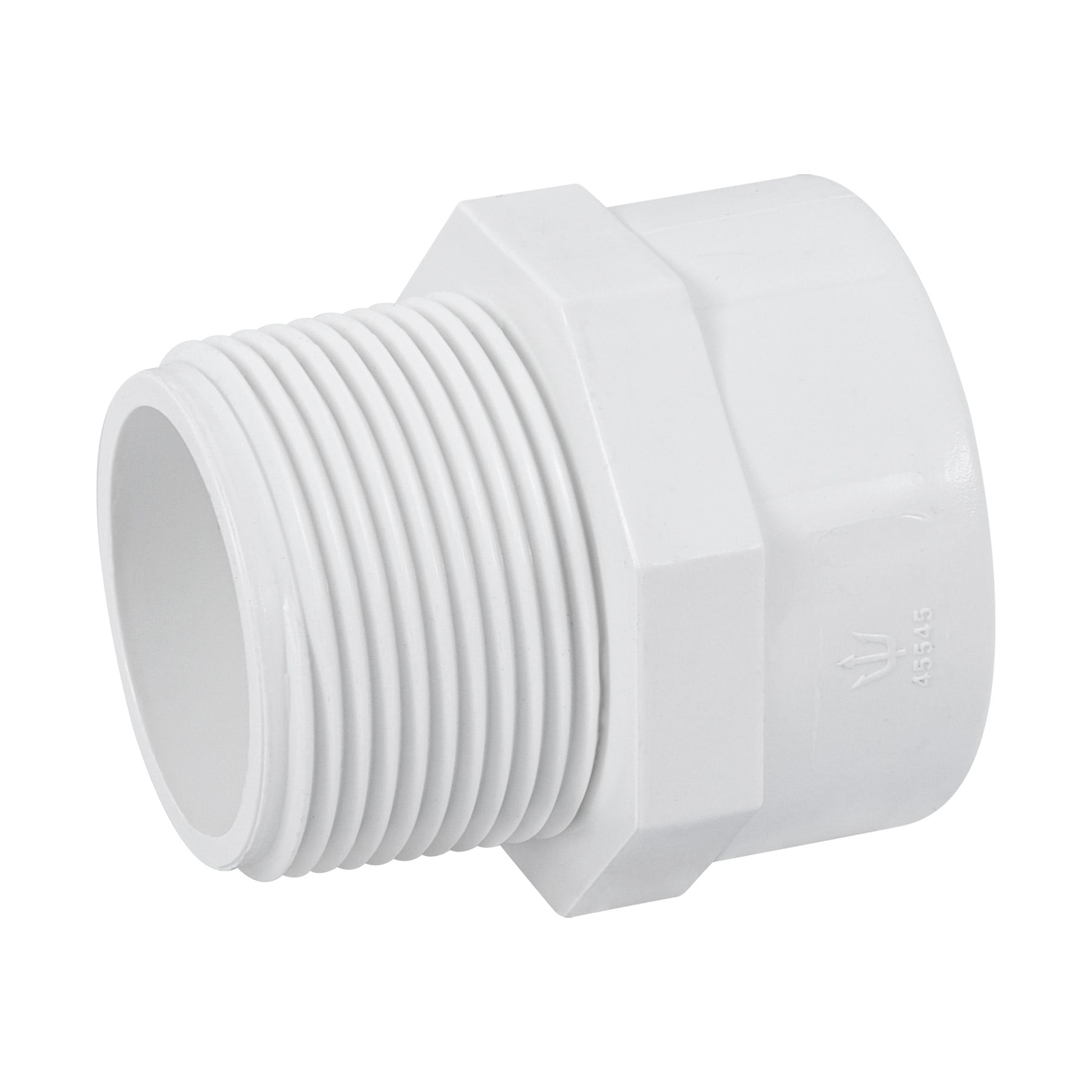 Adaptador macho de PVC de 1-1/4", FOSET