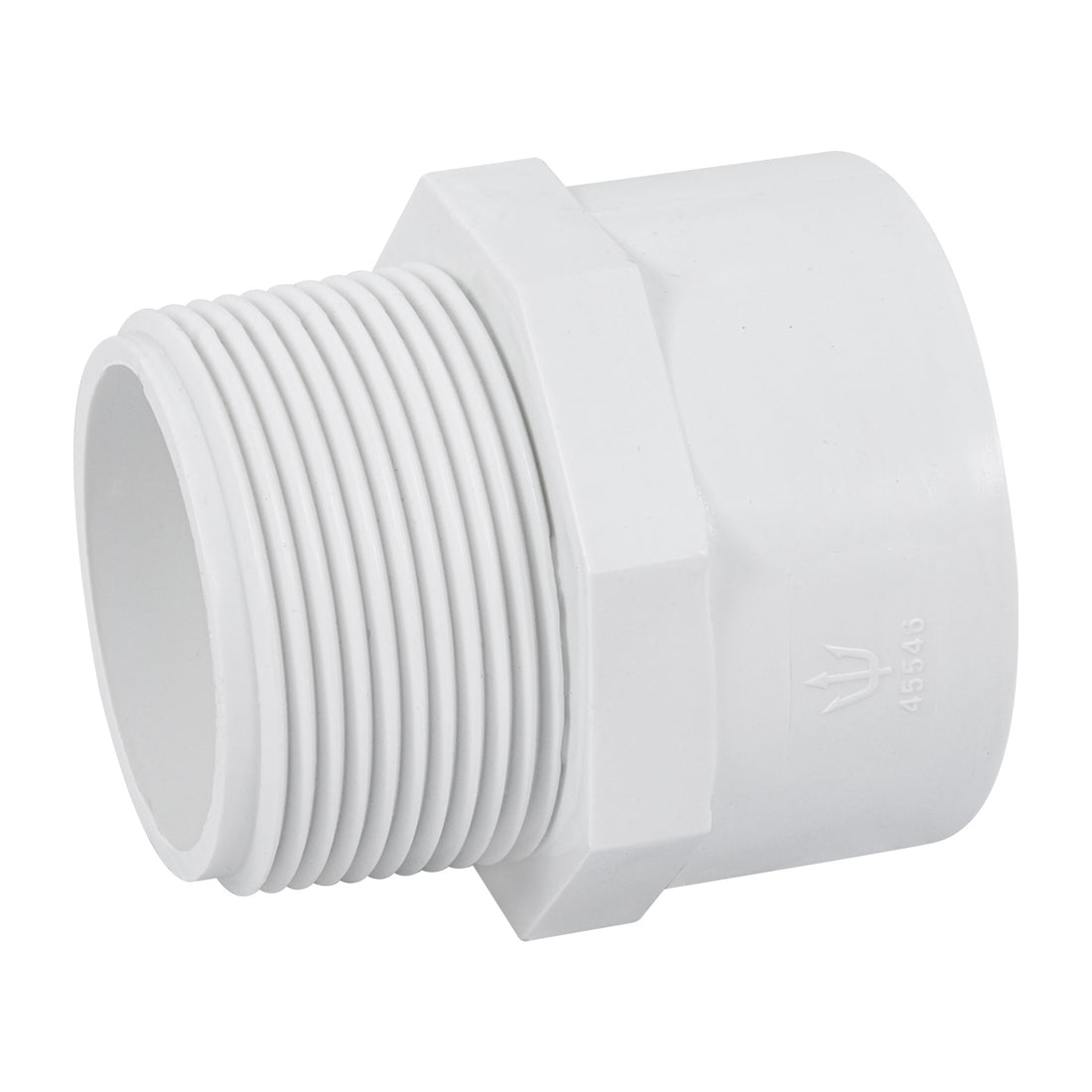 Adaptador macho de PVC de 1-1/2", FOSET