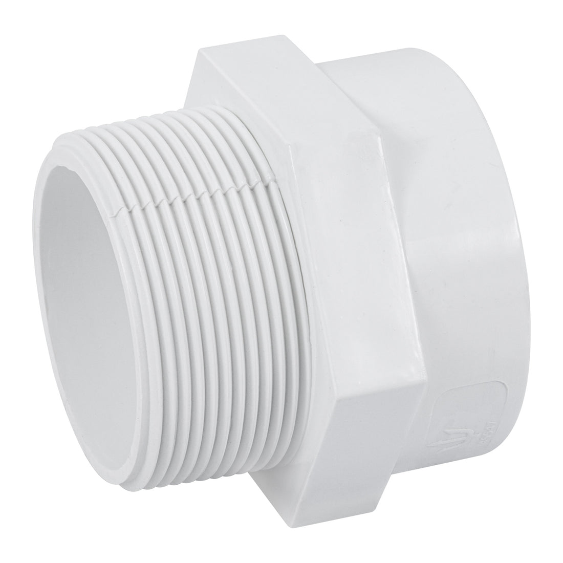 Adaptador macho de PVC de 2", FOSET