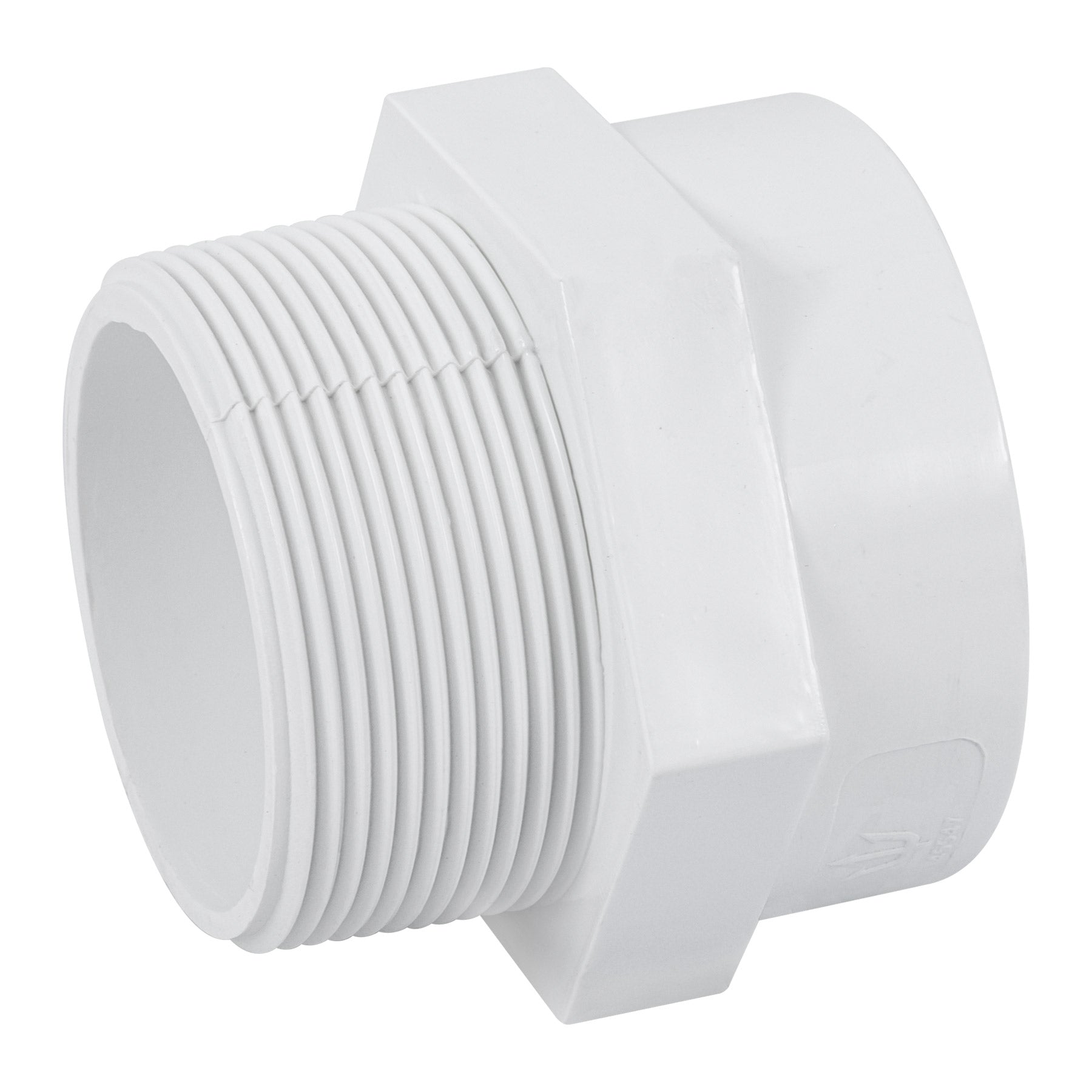 Adaptador macho de PVC de 2", FOSET