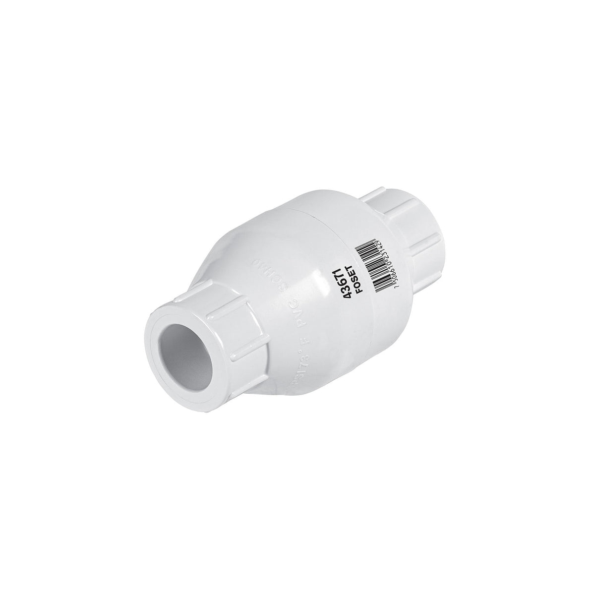 Válvula check de PVC 1/2" para cementar, FOSET