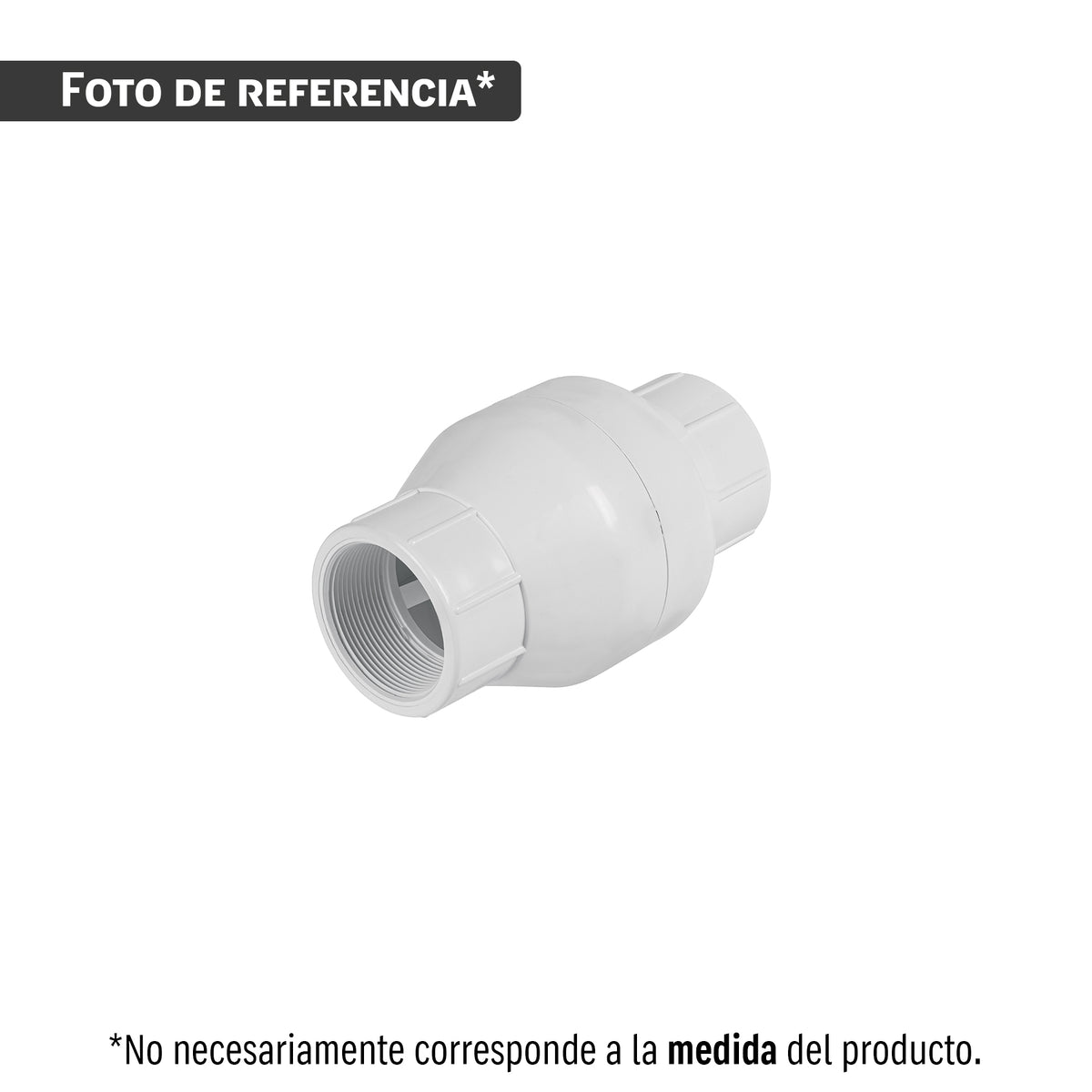 Válvula check de PVC 2" roscable, FOSET