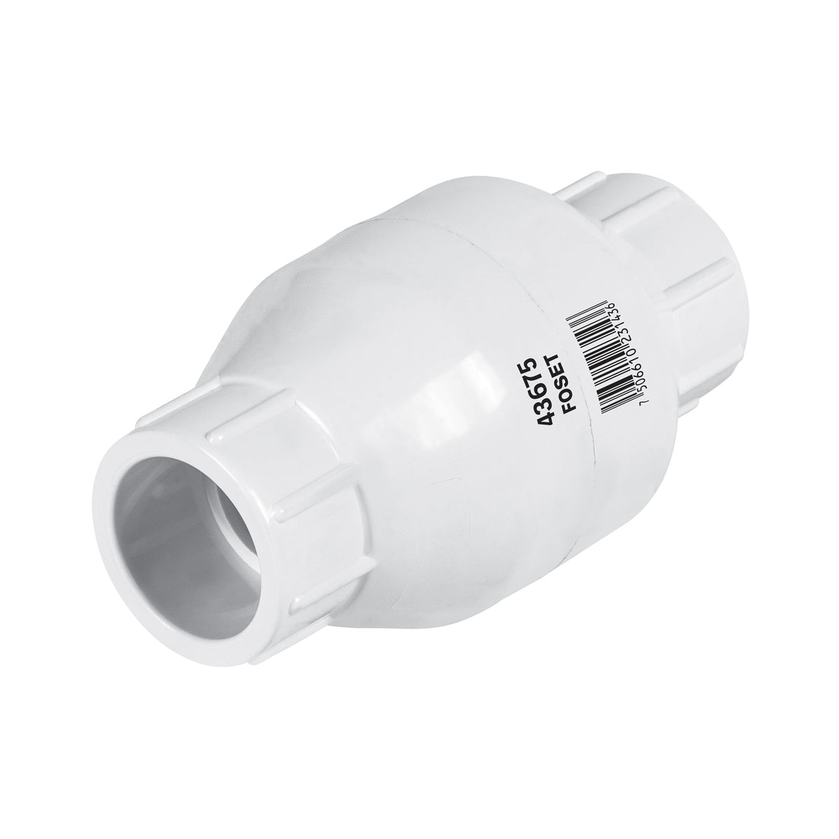 Válvula check de PVC 3/4" roscable, FOSET