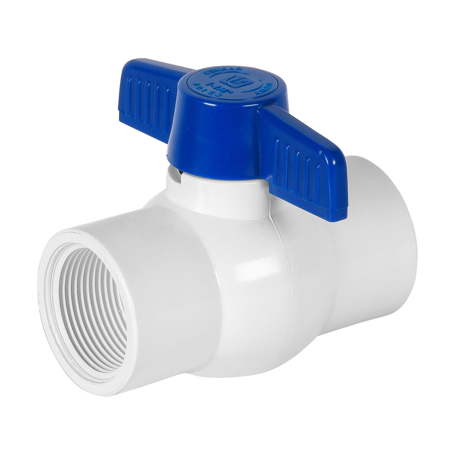 Válvula esfera de PVC 1-1/4" roscable, FOSET