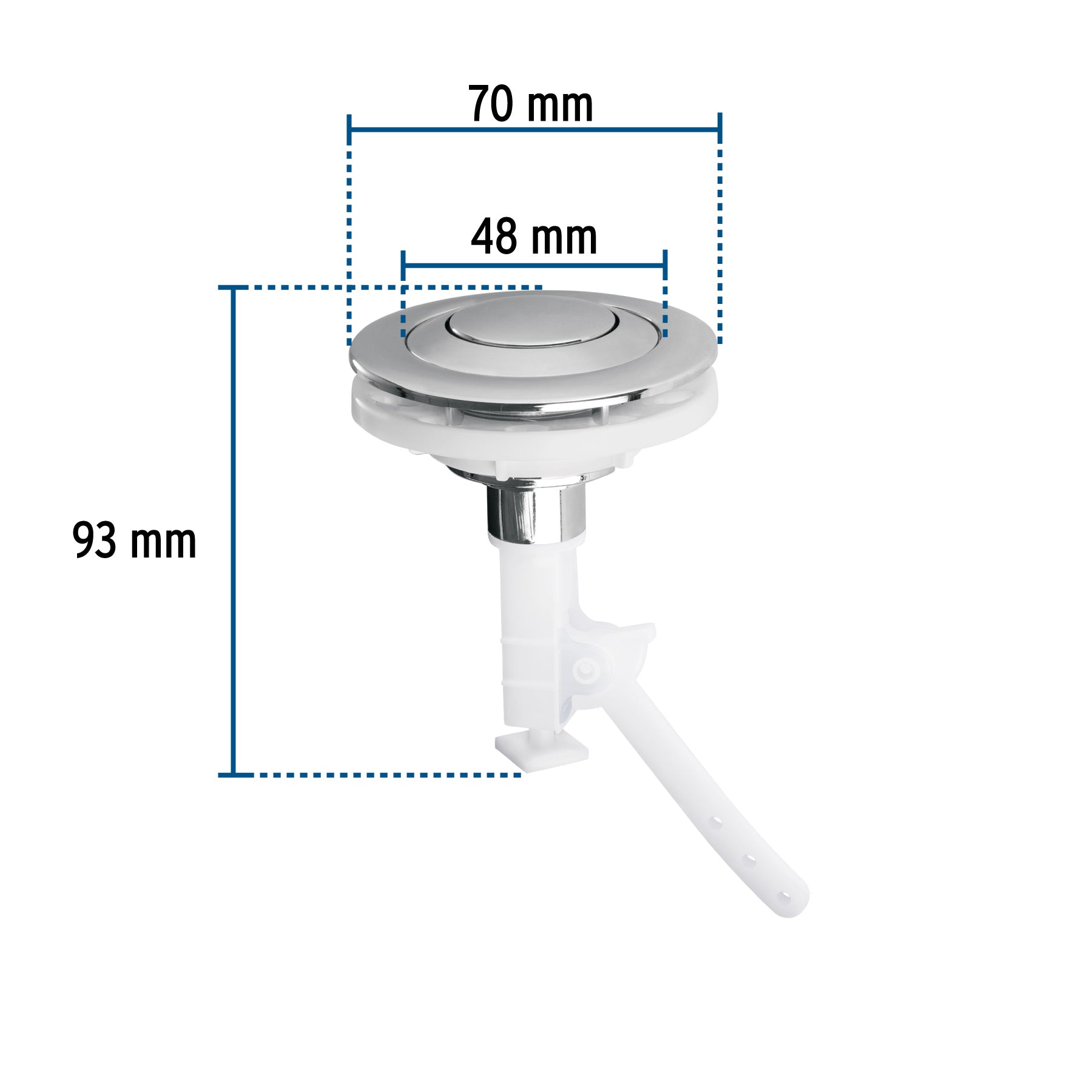 Botón superior universal para válvula tradicional WC, FOSET