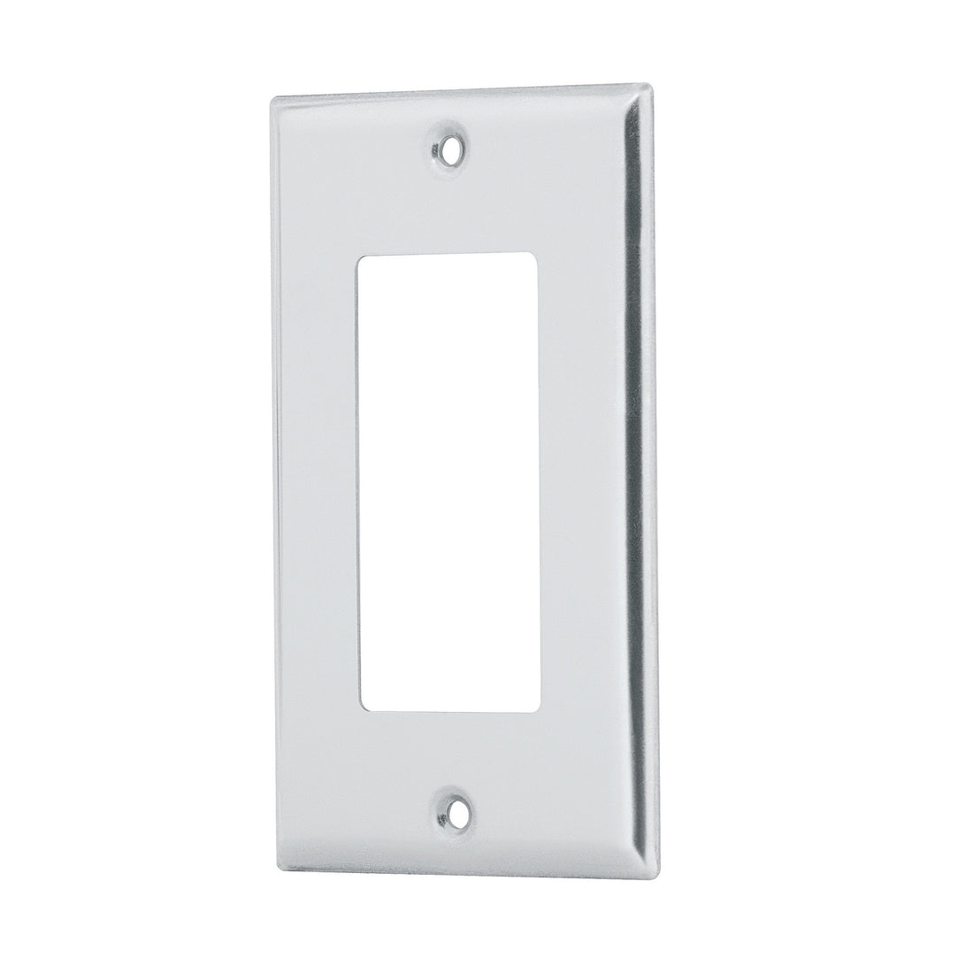 Placa 1 ventana, de acero inoxidable, línea Classic