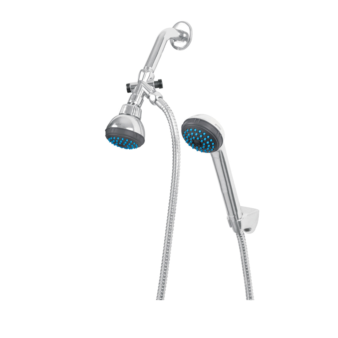 Regadera 2-1/2" con extensión tipo teléfono, FOSET BASIC