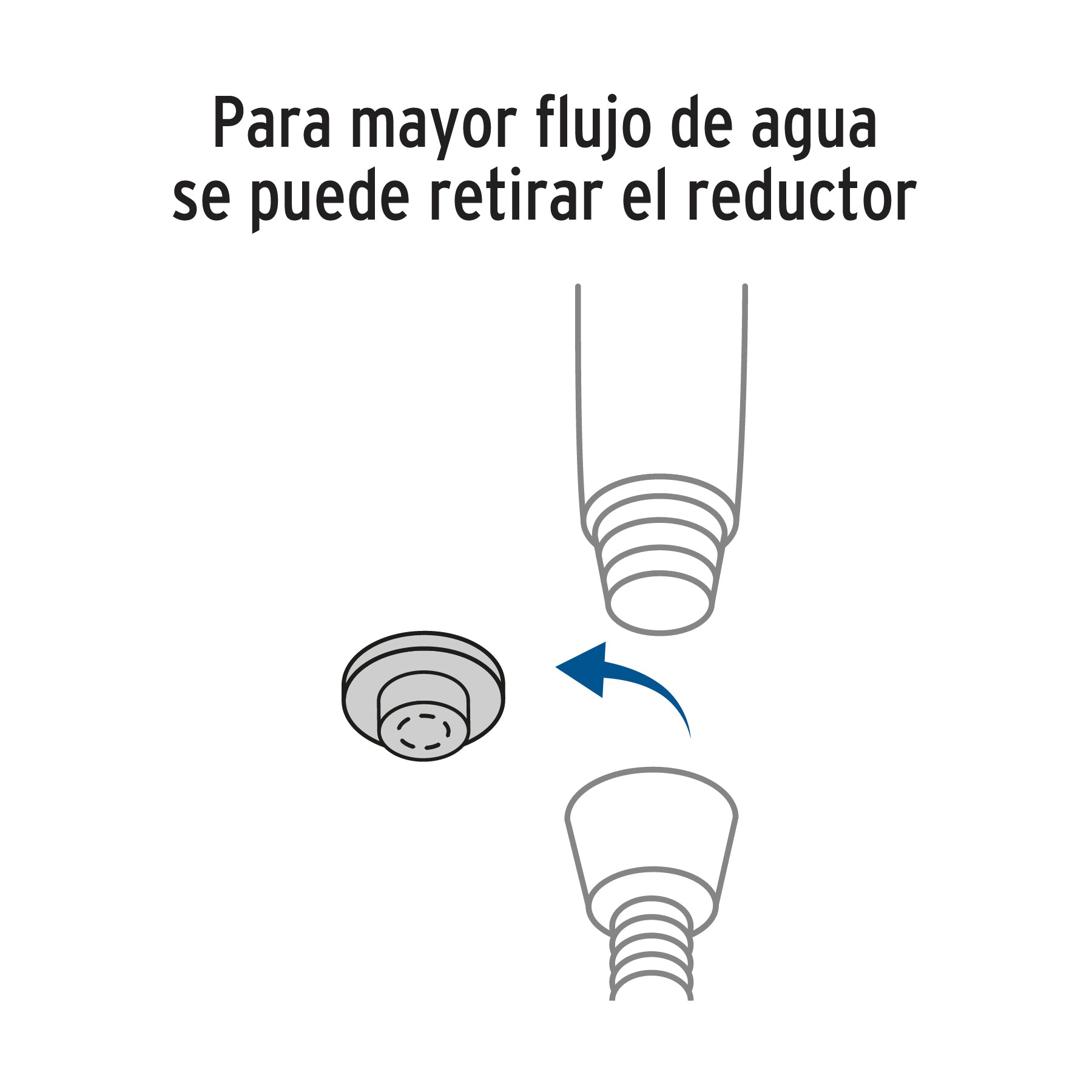 Regadera de teléfono con soporte, cromo, FOSET RIVIERA