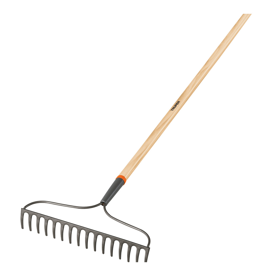 Rastrillo jardinero Classic, 16 dientes, mango 54", TRUPER