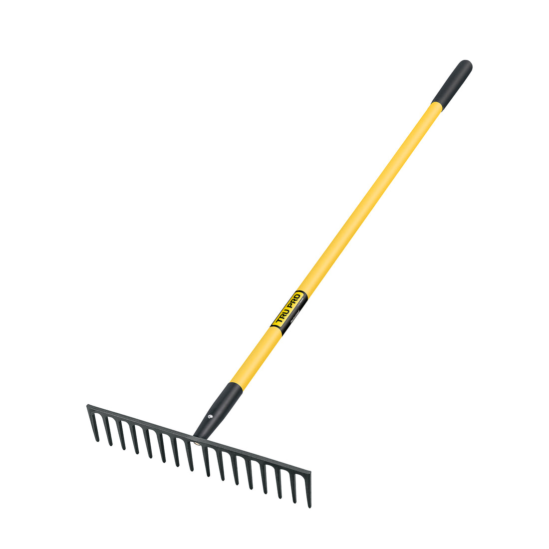 Rastrillo recto reforzado 16 dientes, mgo fibra d/vidrio 60"