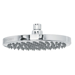 Regadera cromo 8' plato redondo, sin brazo, FOSET ELEMENT