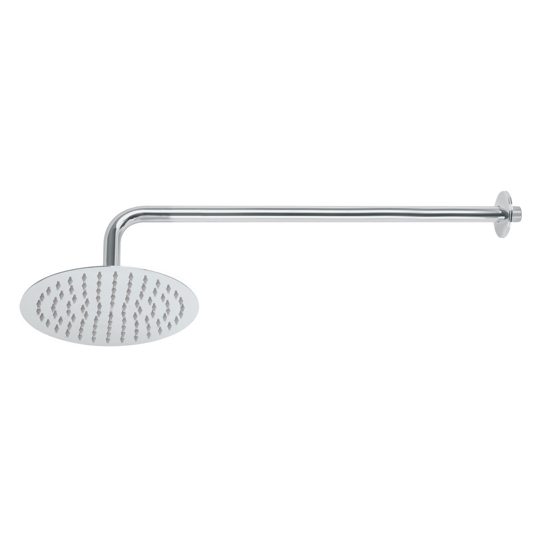 Regadera plato redondo 8" con brazo, cromo, FOSET RIVIERA