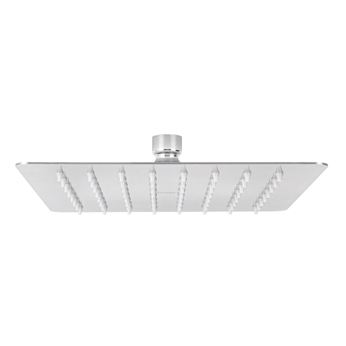 Regadera cuadrada 8", acero inox, sin brazo, cromo, TÚBIG