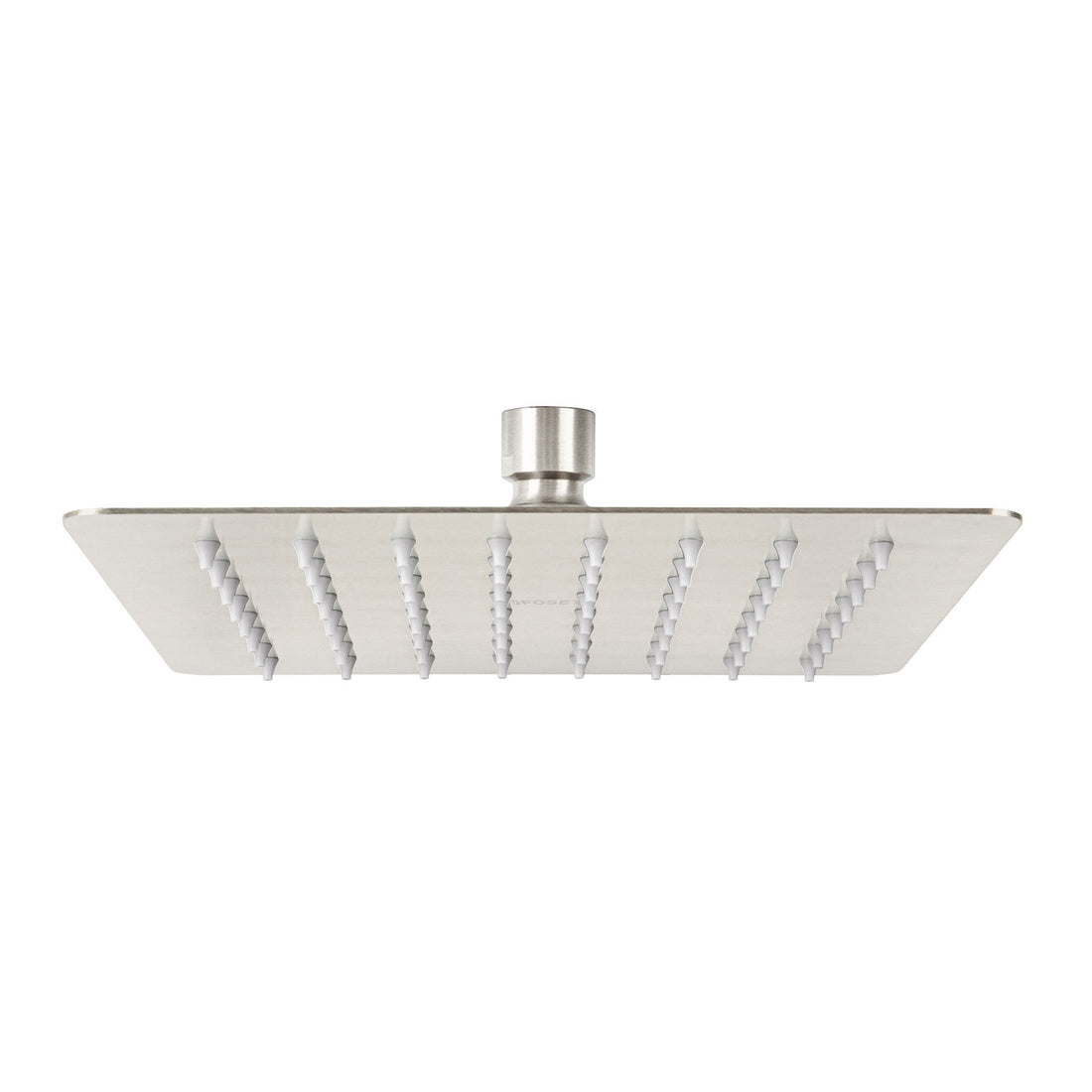 Regadera cuadrada 8", acero inox, sin brazo, satín, TÚBIG