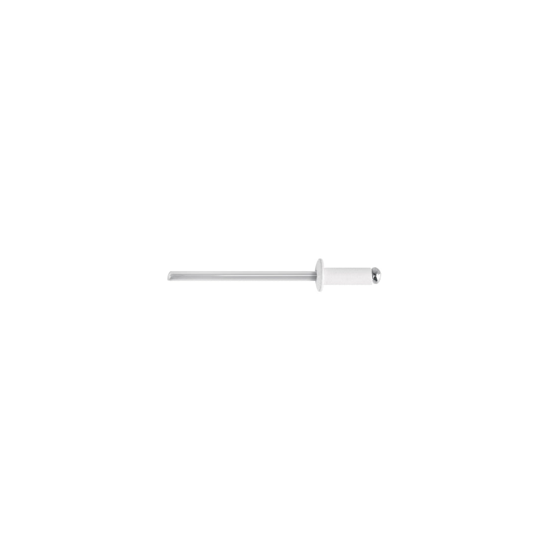 Bolsa c/50 remaches 1/8"x1/4" blancos de aluminio, ala 1/4"