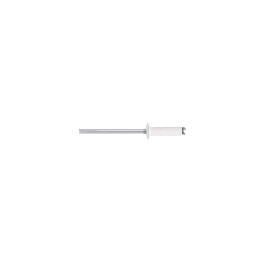 Bolsa c/50 remaches 1/8"x3/8" blancos de aluminio, ala 1/4"