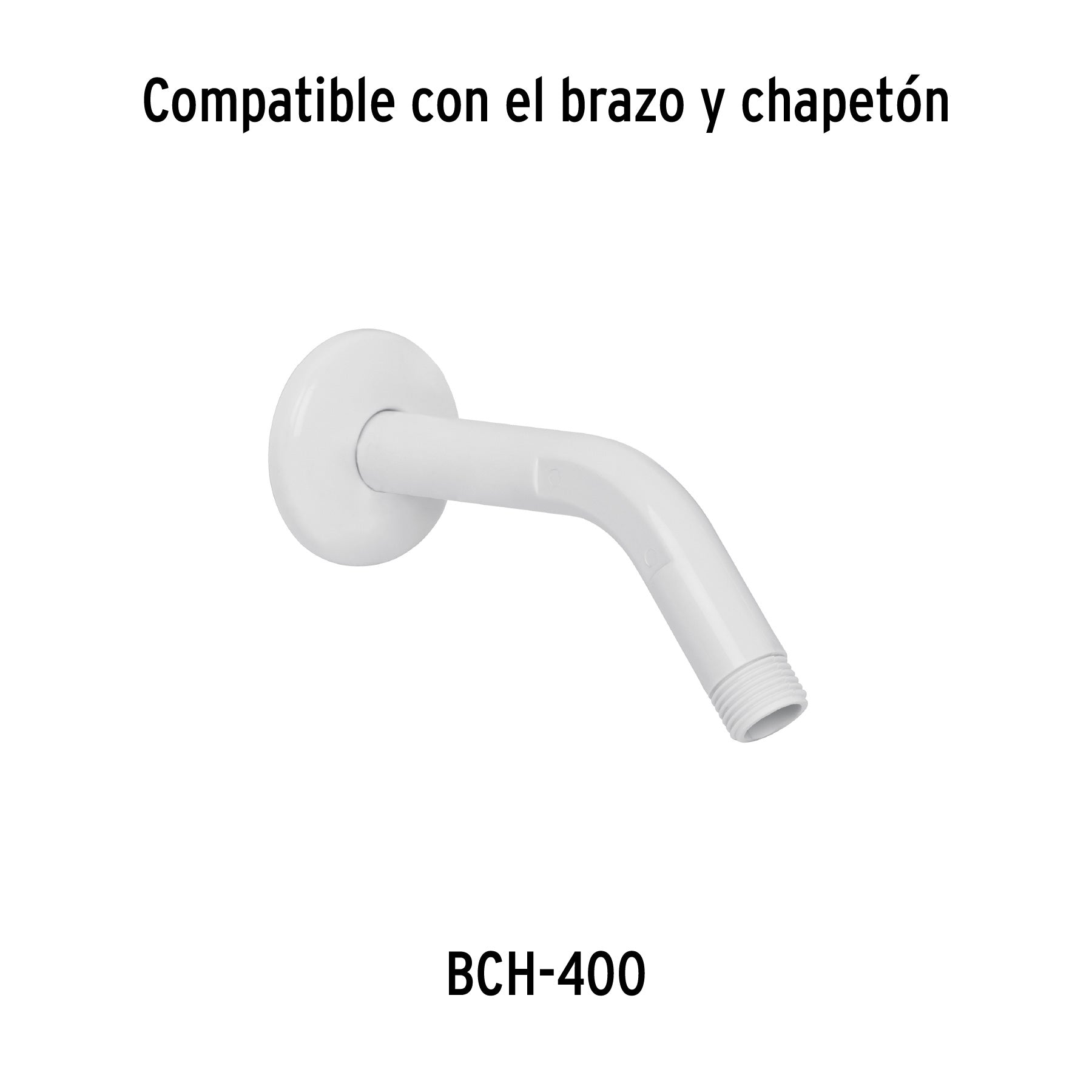 Regadera redonda de ABS 2-1/2" sin brazo, FOSET BASIC