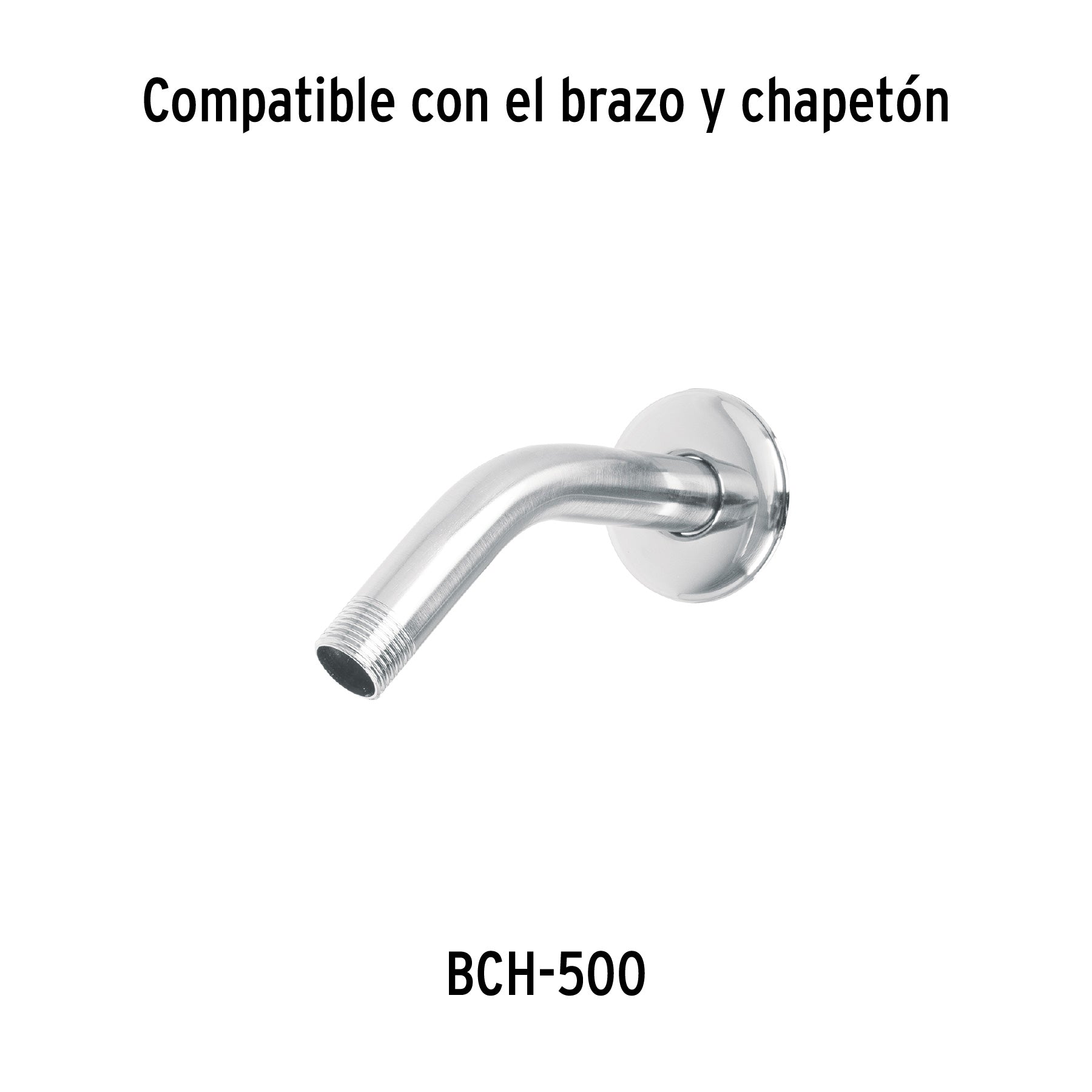 Regadera redonda de ABS 3" sin brazo, FOSET BASIC