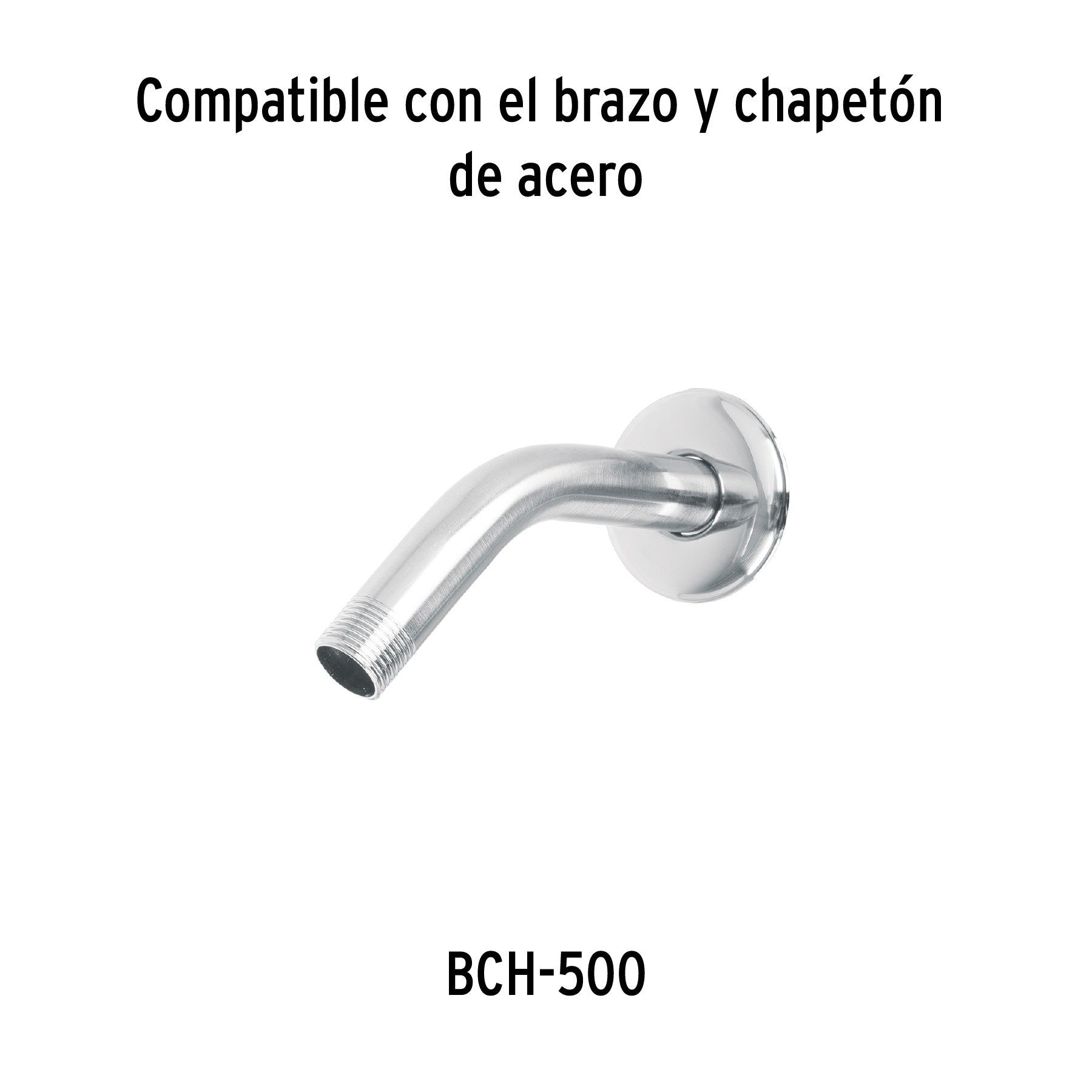 Regadera redonda 3-1/4", 5 funciones, sin brazo, FOSET AQUA
